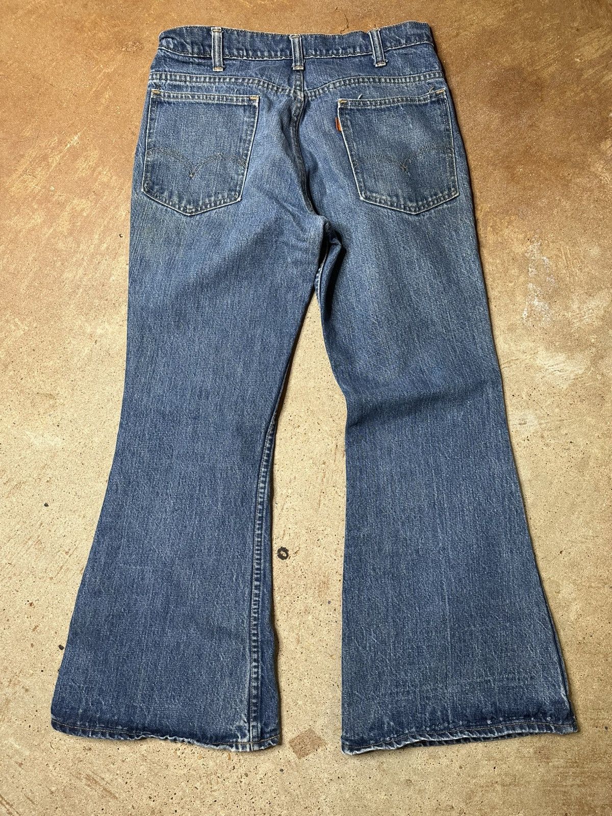 Levi's 70s Levis 684 Talon 42 Zip Flared Jeans Size US 32 / EU 48 - 2 Thumbnail
