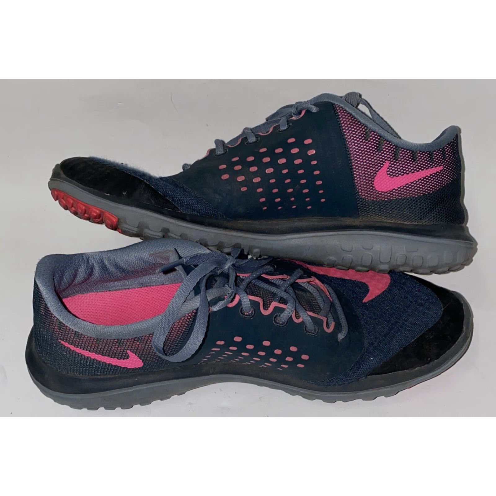 Nike Nike FS Lite Run 2 Gray Running Shoes Lace Up Low Top Womens Size 9.5 Size L / US 10 / IT 46 - 4 Thumbnail