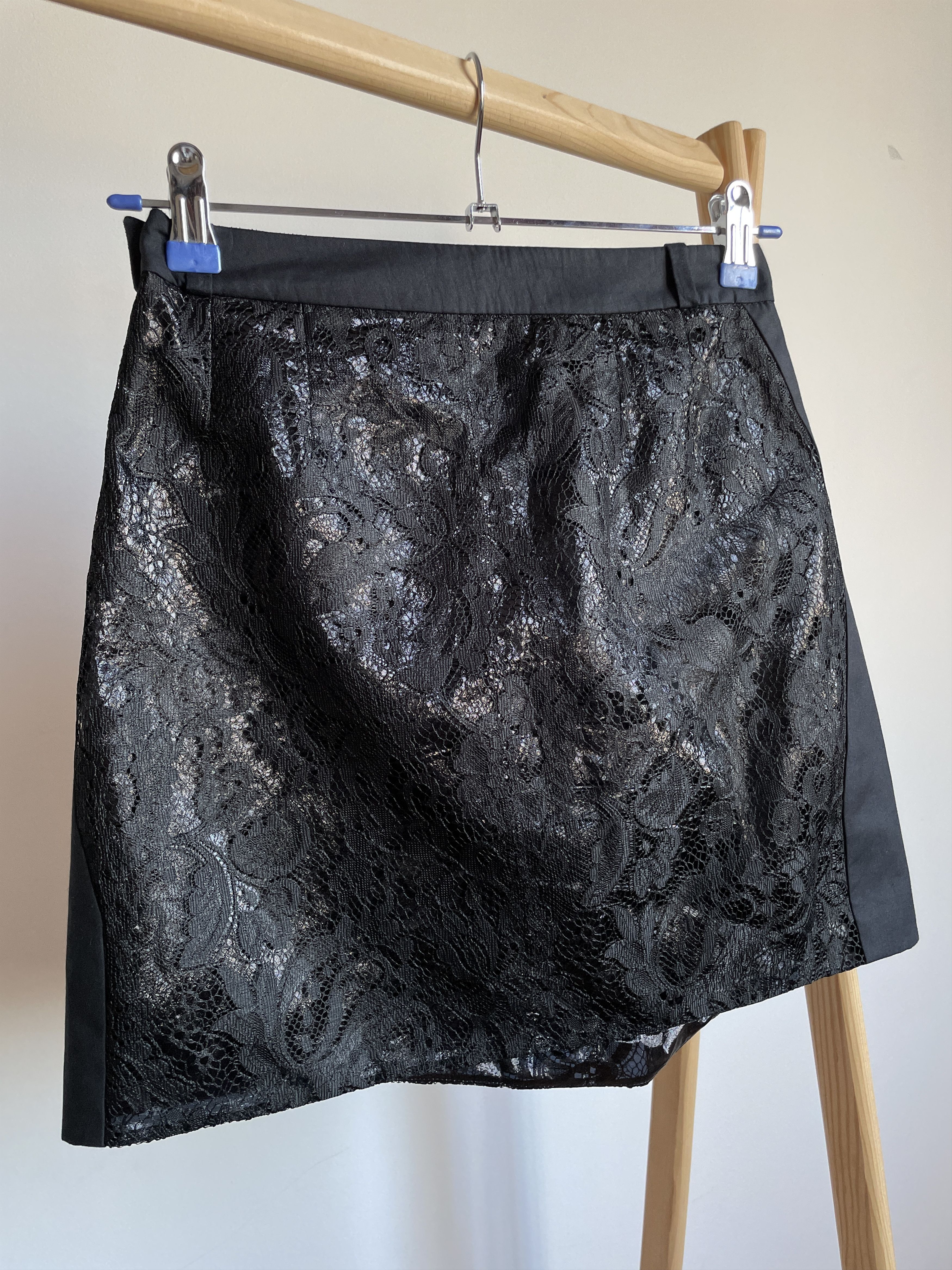 Balenciaga Balenciaga Nicolas Ghesquiere 2010 Lace Jacquard Mini Skirt Size 24" / US 00 / IT 34 - 4 Thumbnail