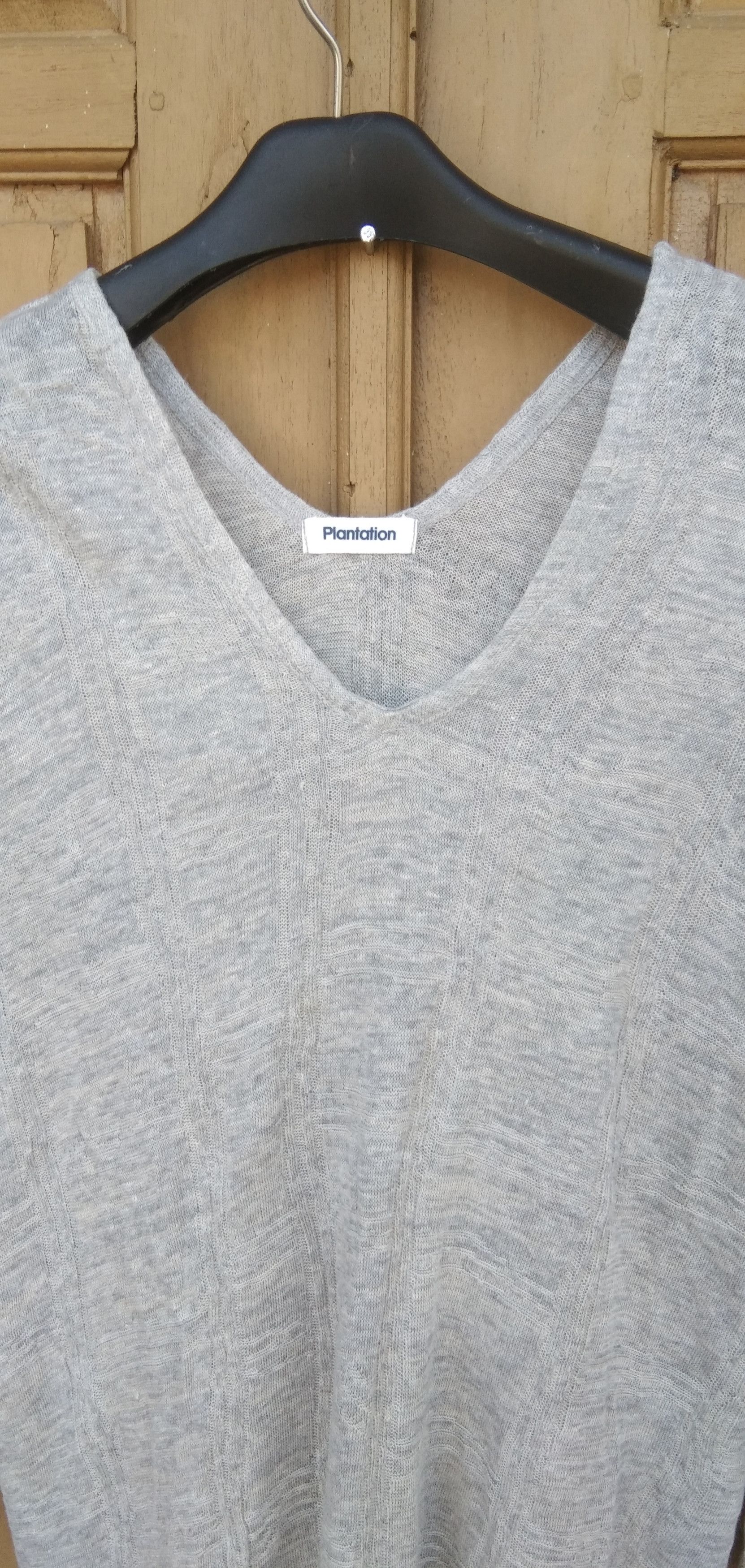 Designer × Issey Miyake Plantation linen tops blouse Size M / US 6-8 / IT 42-44 - 2 Thumbnail