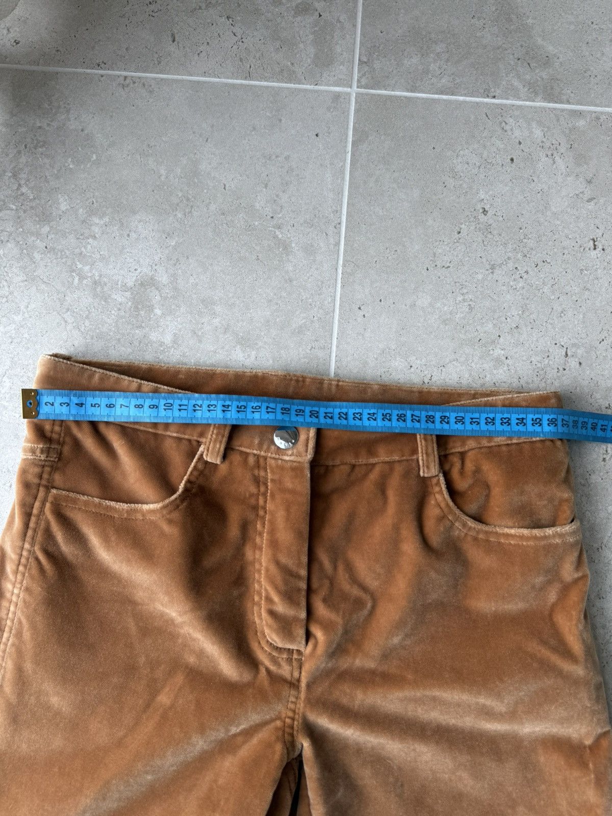 Kiton Vintage Womens Kiton Napoli Velour Pants Size 27" / US 4 / IT 40 - 11 Thumbnail