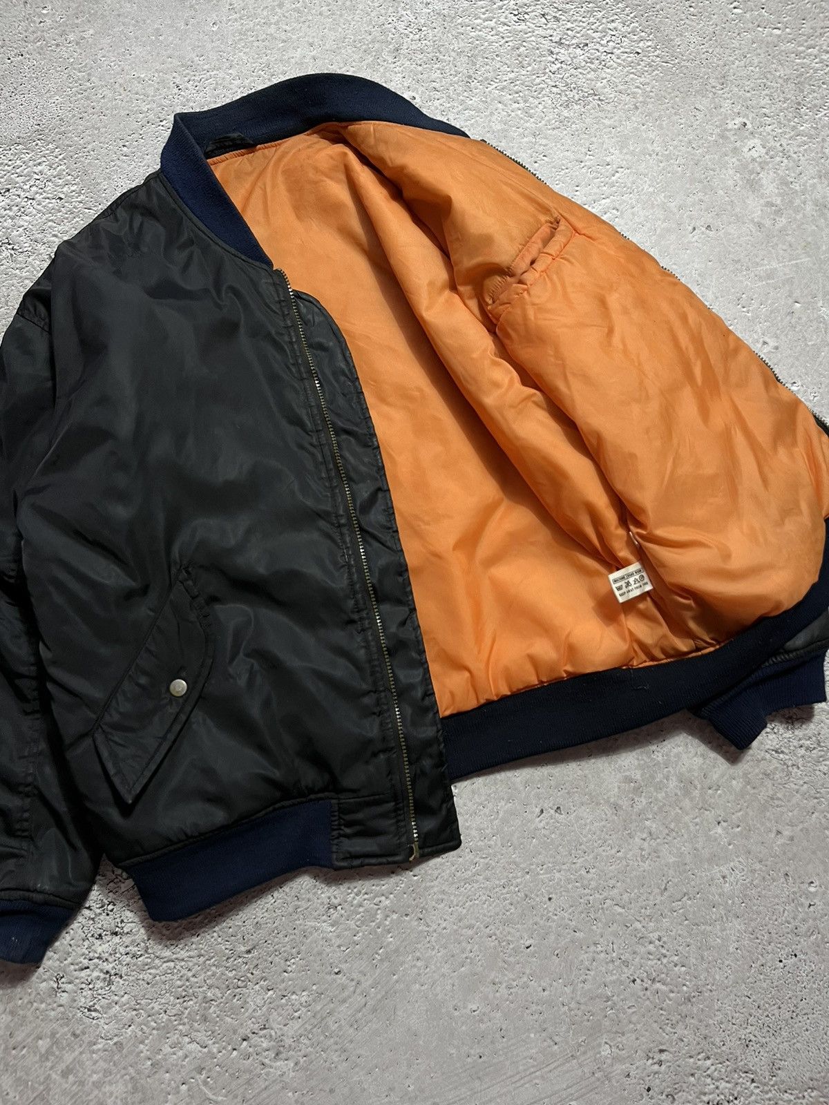 Japanese Brand × Vintage VINTAGE USA FLY MILITARY BOMBER JACKET 90’S Size US L / EU 52-54 / 3 - 6 Thumbnail