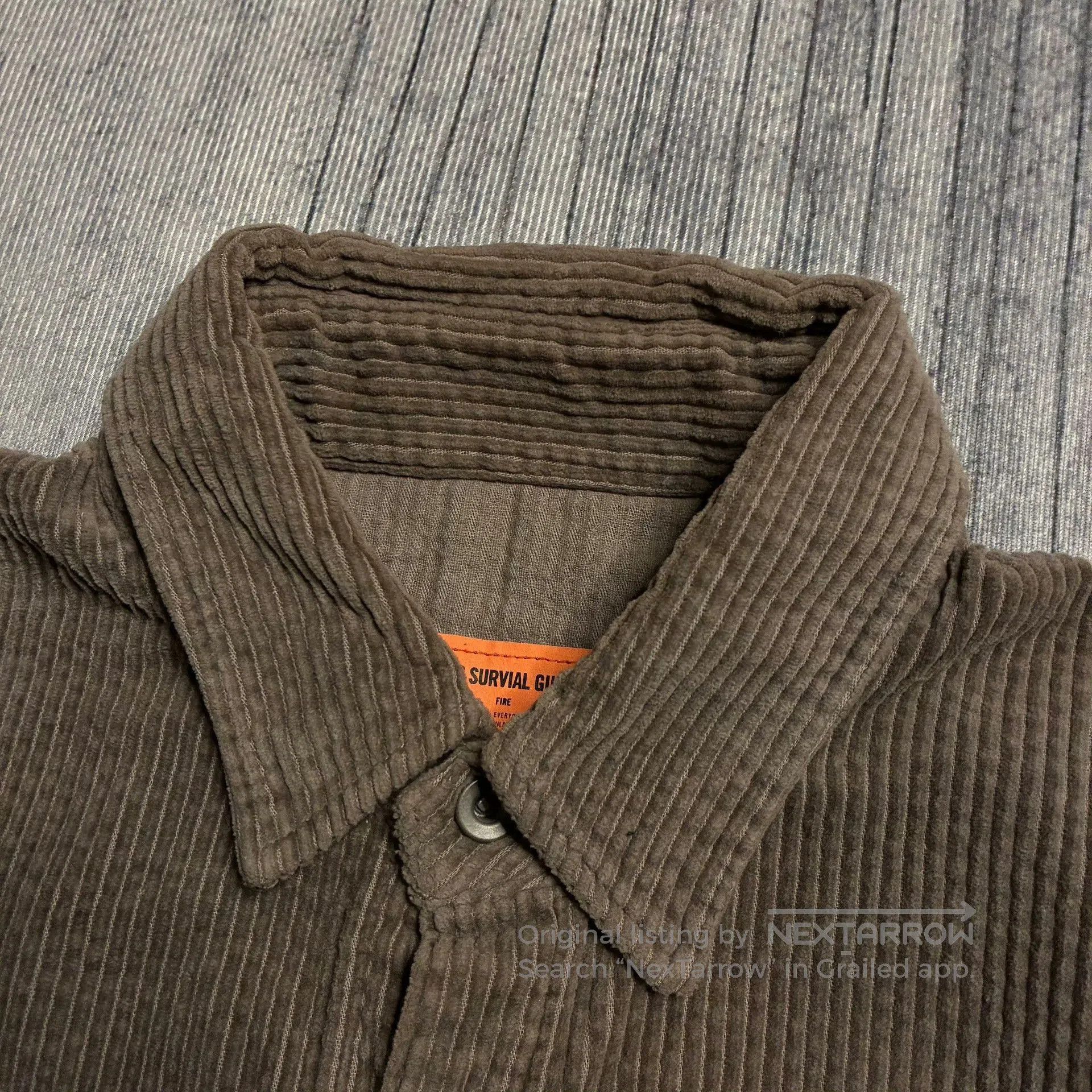 Madness MADNESS 21AW Heavy Washed Corduroy Shirt. Size US M / EU 48-50 / 2 - 3 Thumbnail