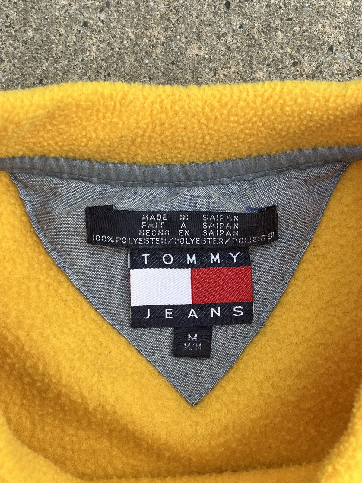 Tommy Hilfiger VINTAGE 90’S TOMMY JEANS FLEECE SWEATER Size US XL / EU 56 / 4 - 8 Thumbnail