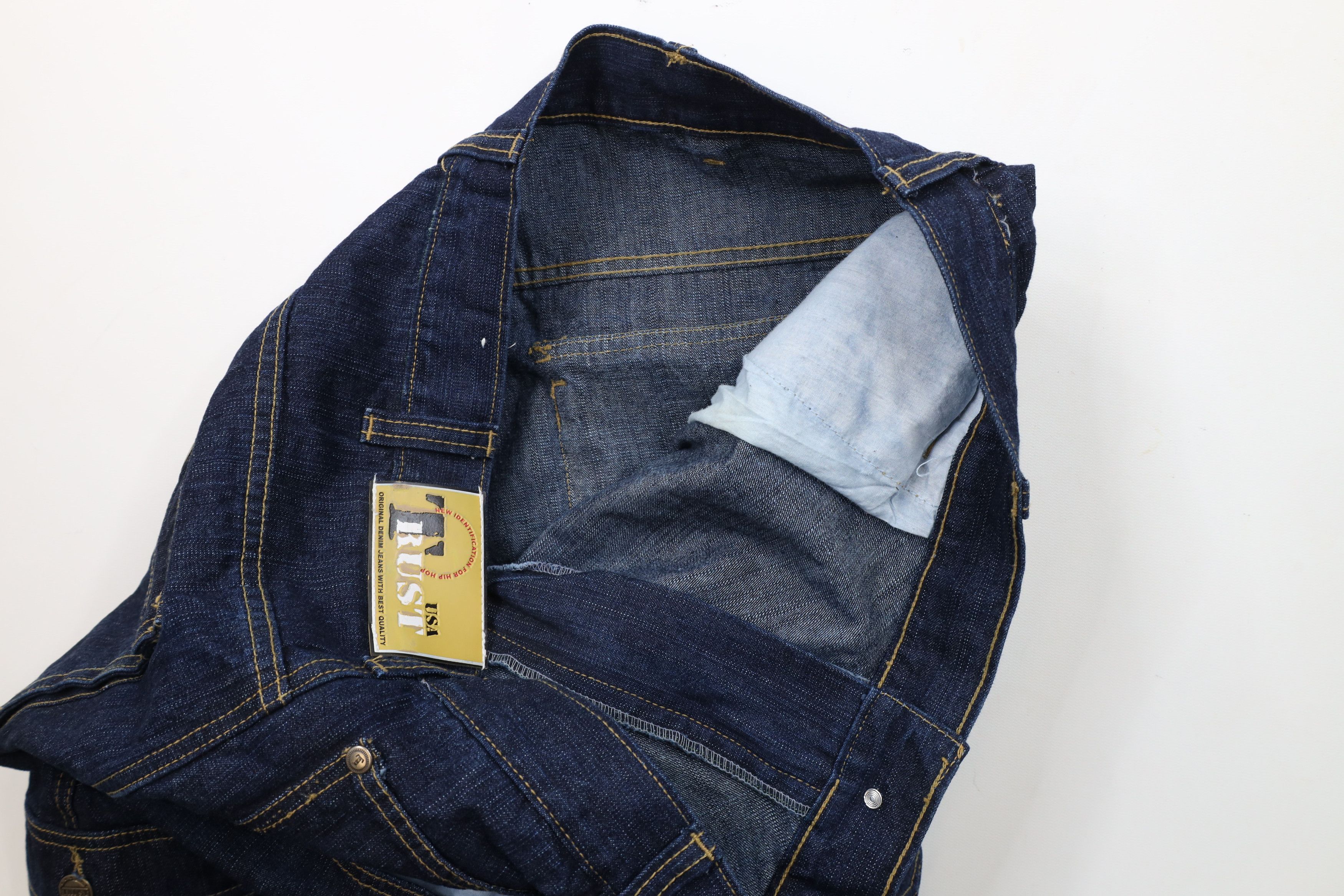 Vintage Vintage 90s Streetwear Baggy Fit Wide Leg Cargo Denim Jeans Size US 40 / EU 56 - 8 Thumbnail