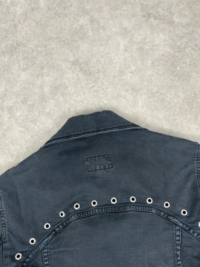 Dolce & Gabbana SS2004 Dolce & Gabbana Black Eyeled Jacket Size S / US 4 / IT 40 - 6 Thumbnail