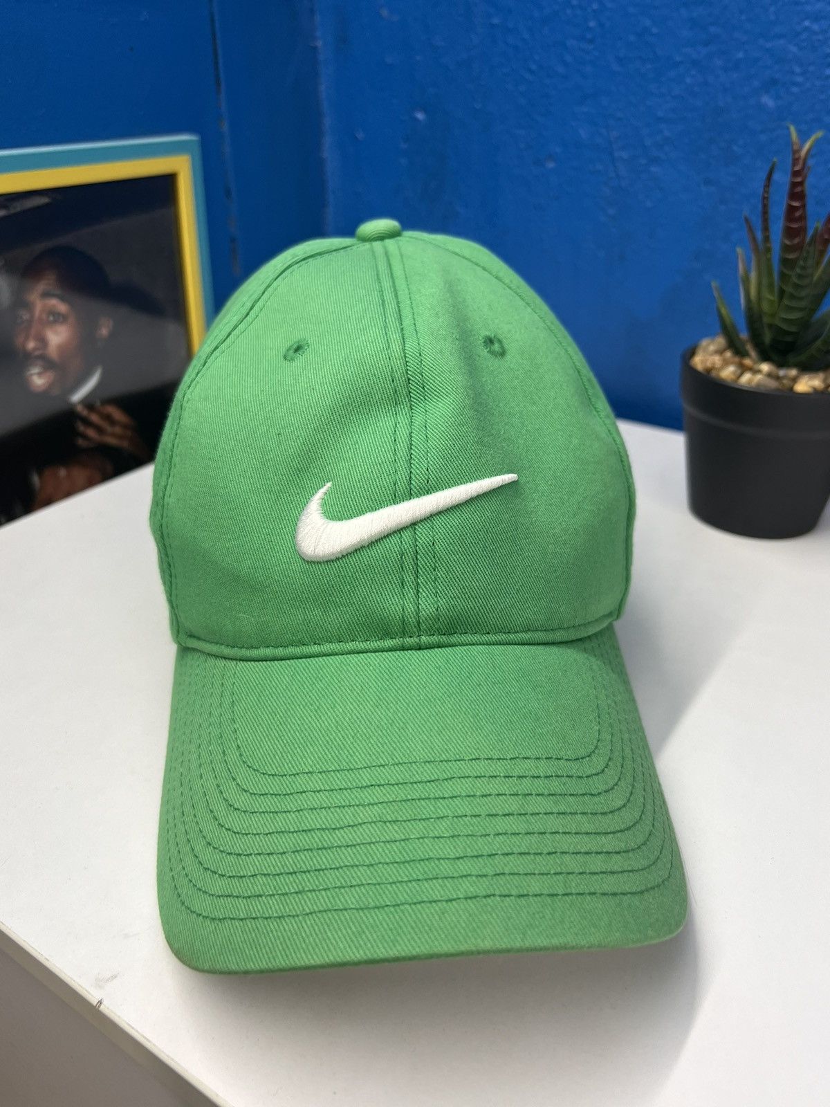 Nike × Vintage Nike Vintage Big Logo Cap Size ONE SIZE - 2 Thumbnail