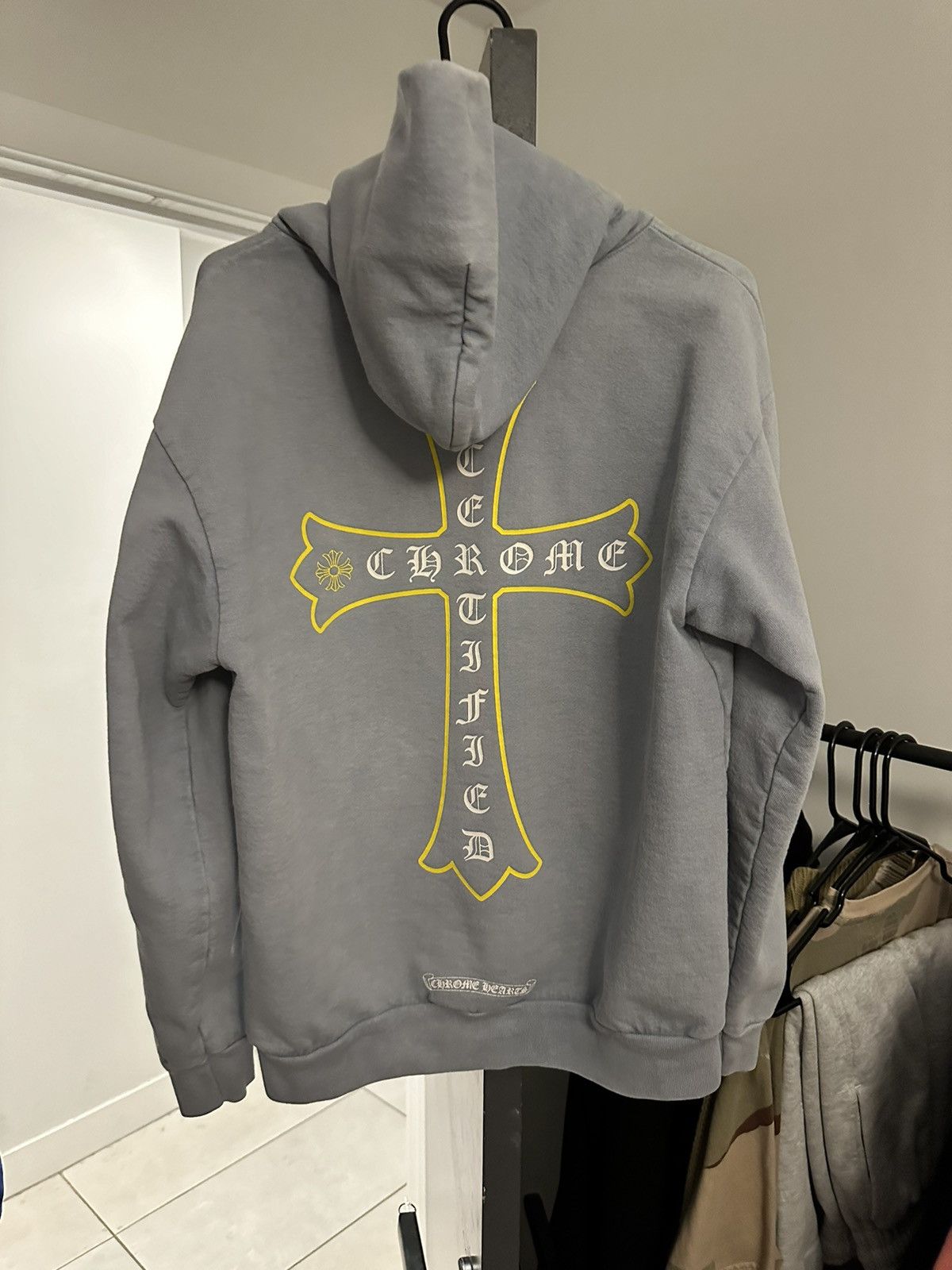 Chrome Hearts Chrome Hearts X Drake Certified Washed Navy Hoodie Size US M / EU 48-50 / 2 - 2 Thumbnail