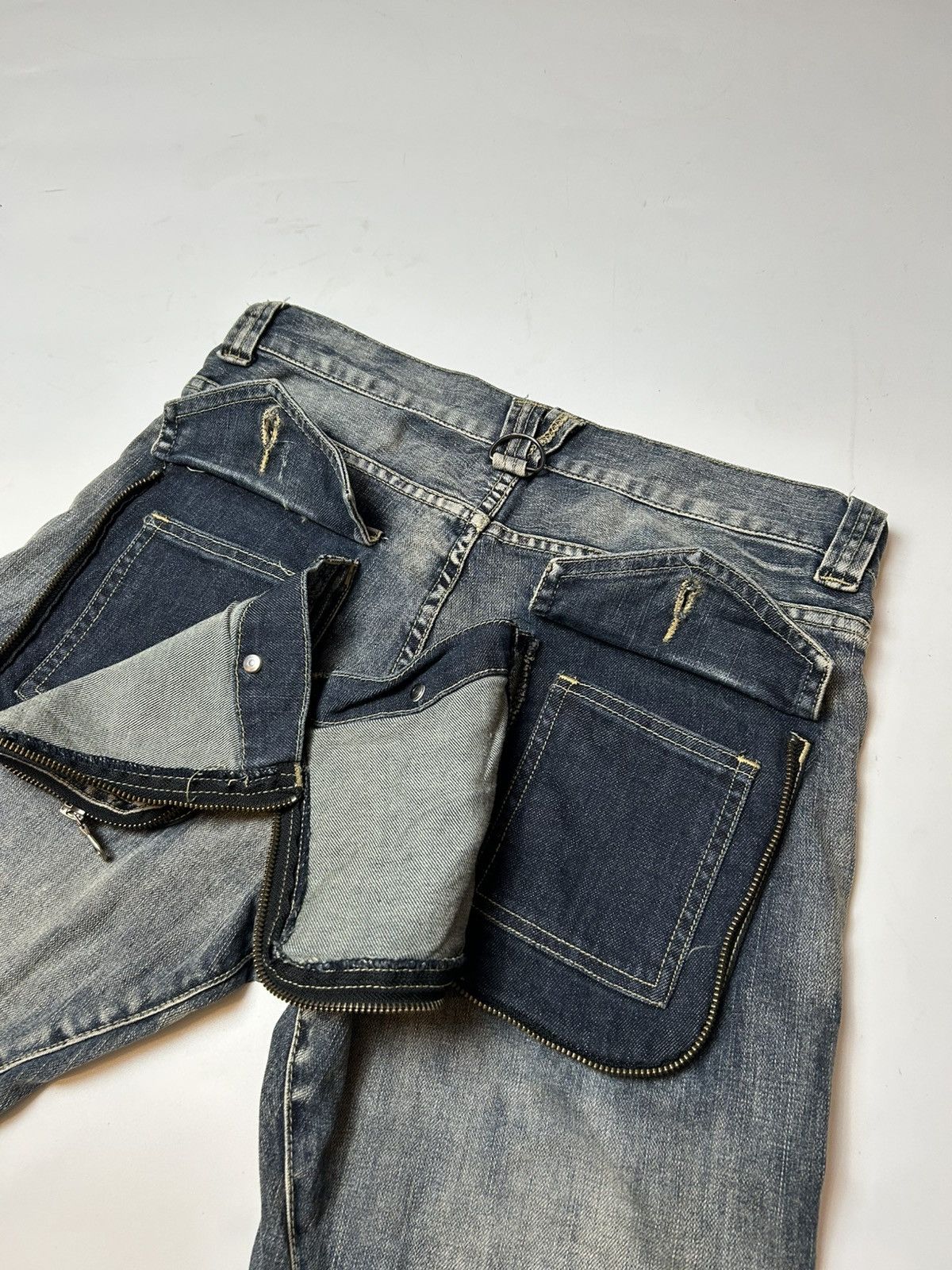 Designer × Japanese Brand × PPFM PPFM J CURVE DENIM PANT Size US 30 / EU 46 - 5 Thumbnail