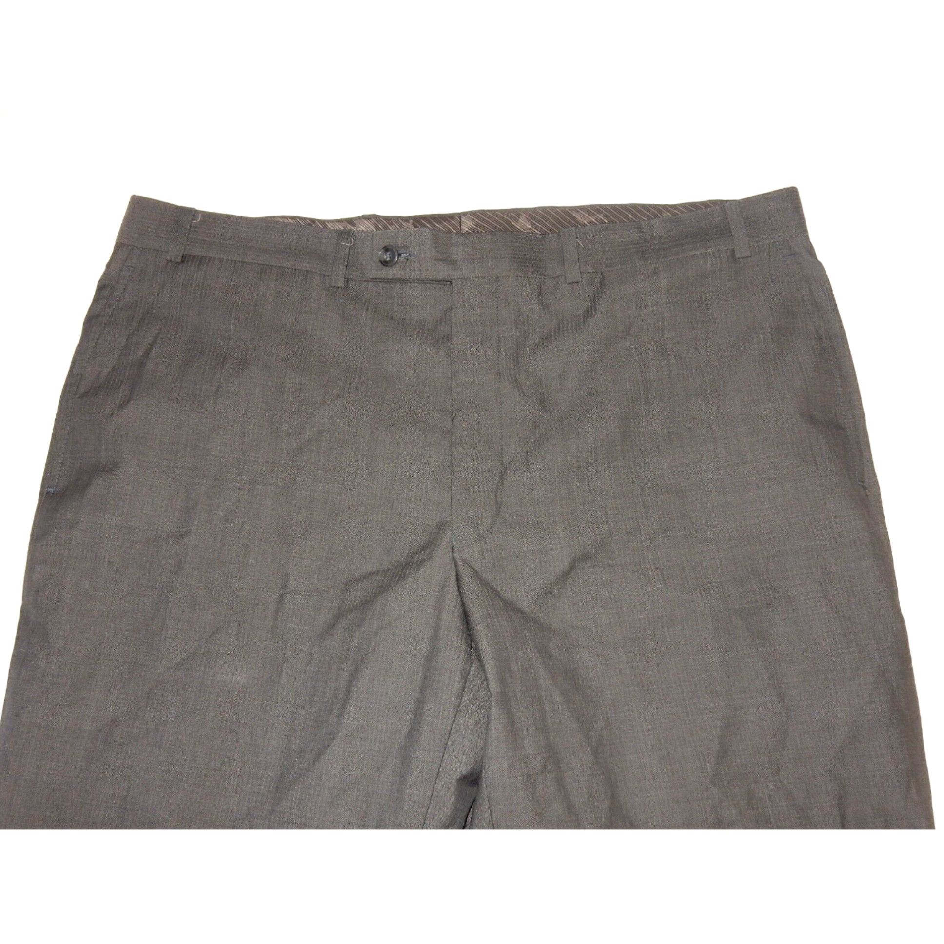 Calvin Klein Calvin Klein Men's Dress Pants Gray Wool Size 38x30 Slim Fit Regular Size US 38 / EU 54 - 4 Thumbnail