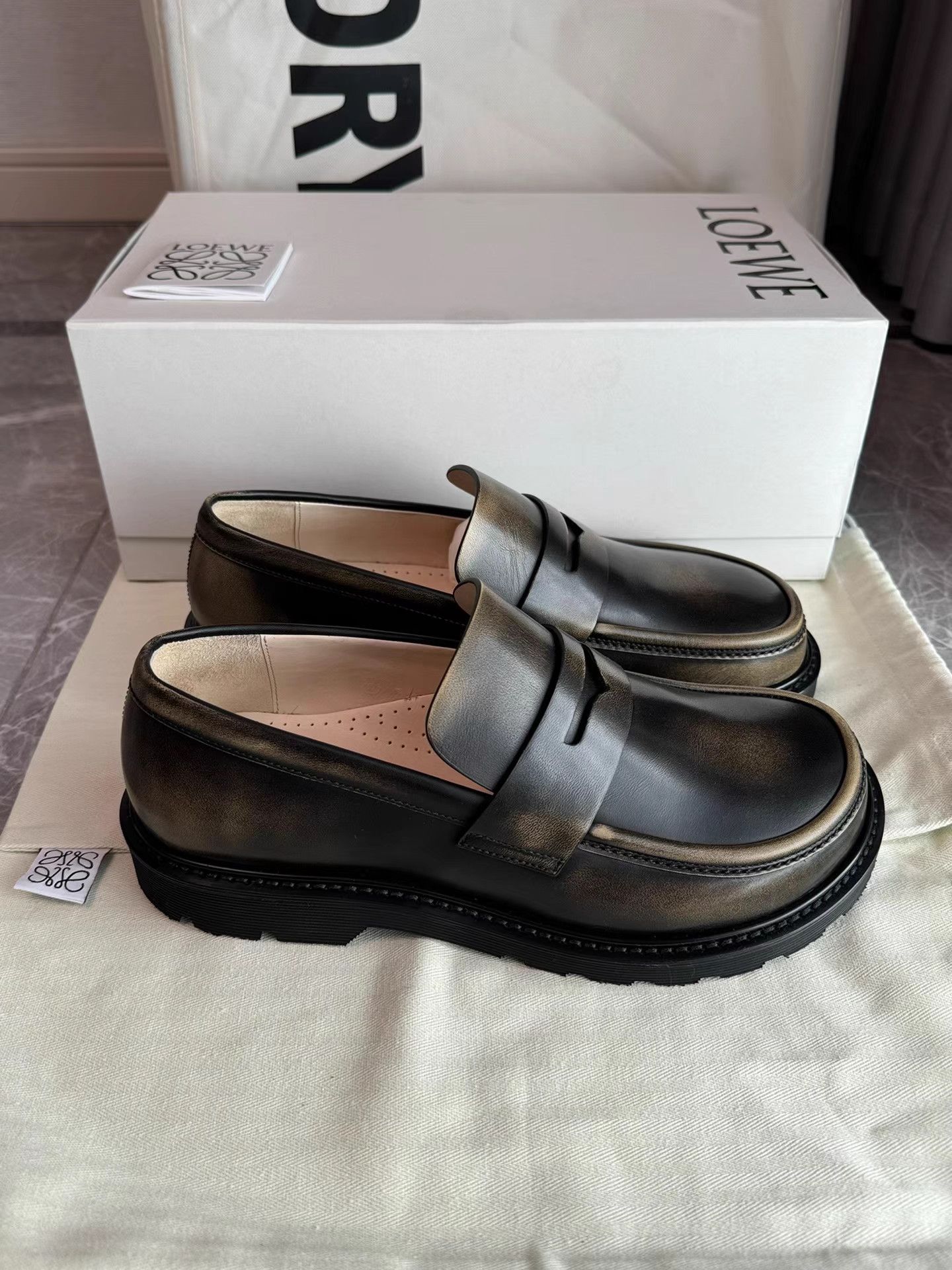 Loewe Loewe Color Block Loafers K6 Size US 8 / IT 38 - 4 Thumbnail