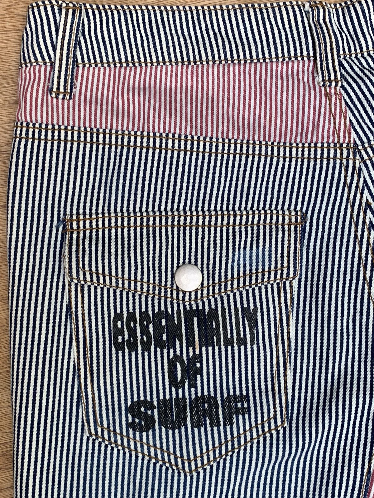 Japanese Brand Rare Lust Since 2005 Essentially Of Surf Hickory Bush Pants Size US 29 - 19 Thumbnail