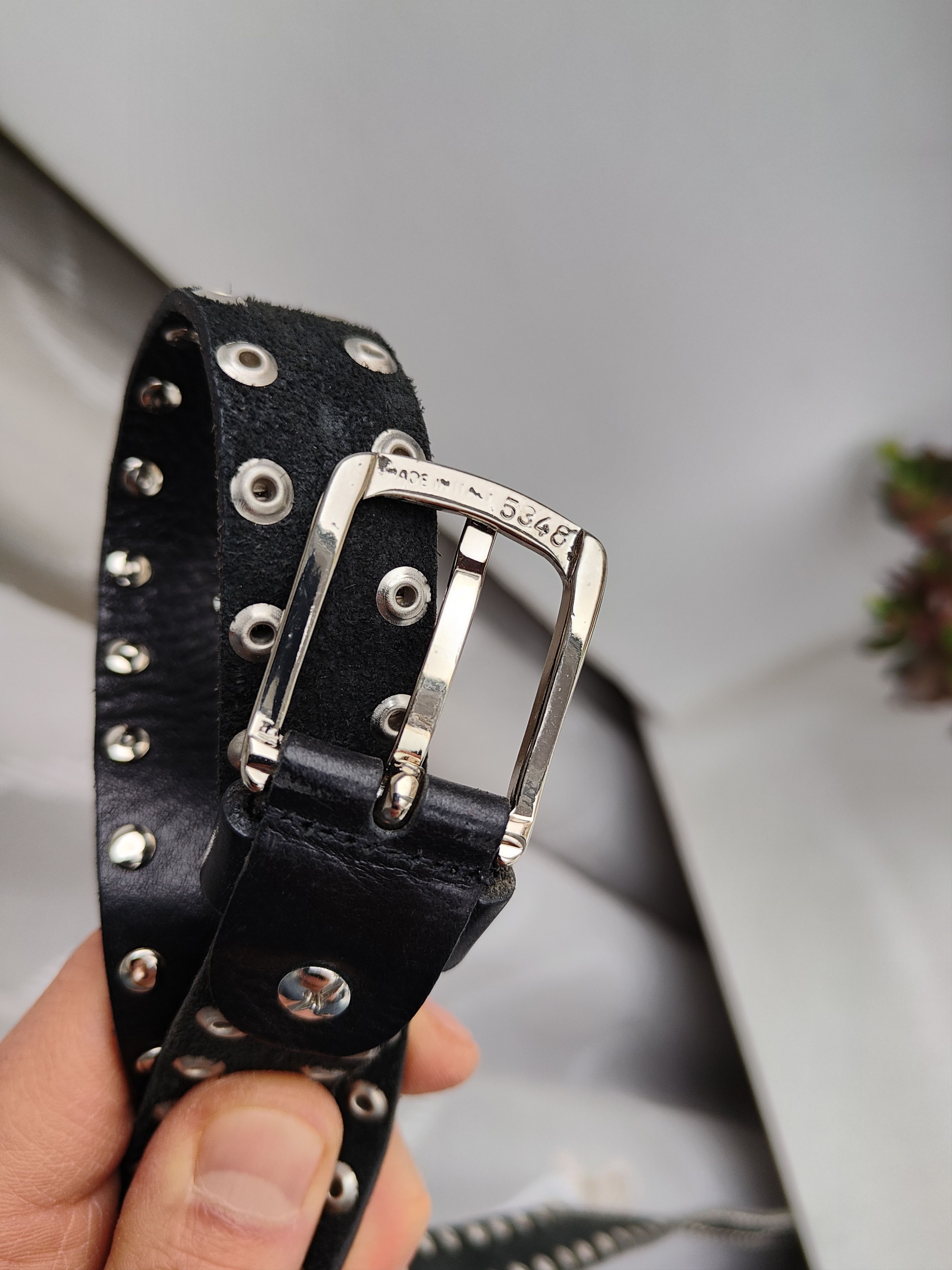 Leather Leather Belt Italy Leather Women's Belt Size ONE SIZE - 6 Thumbnail