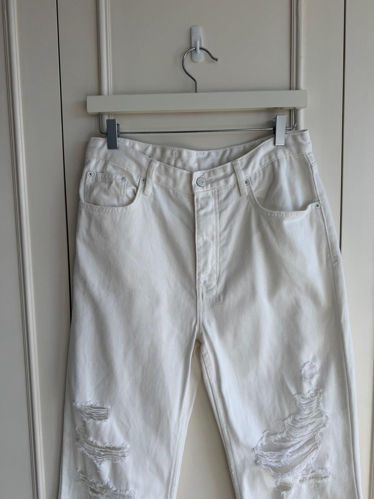 Ksubi new ksubi womens denim jeans brooklyn blanc sliced white 29 Size 29" - 3 Thumbnail