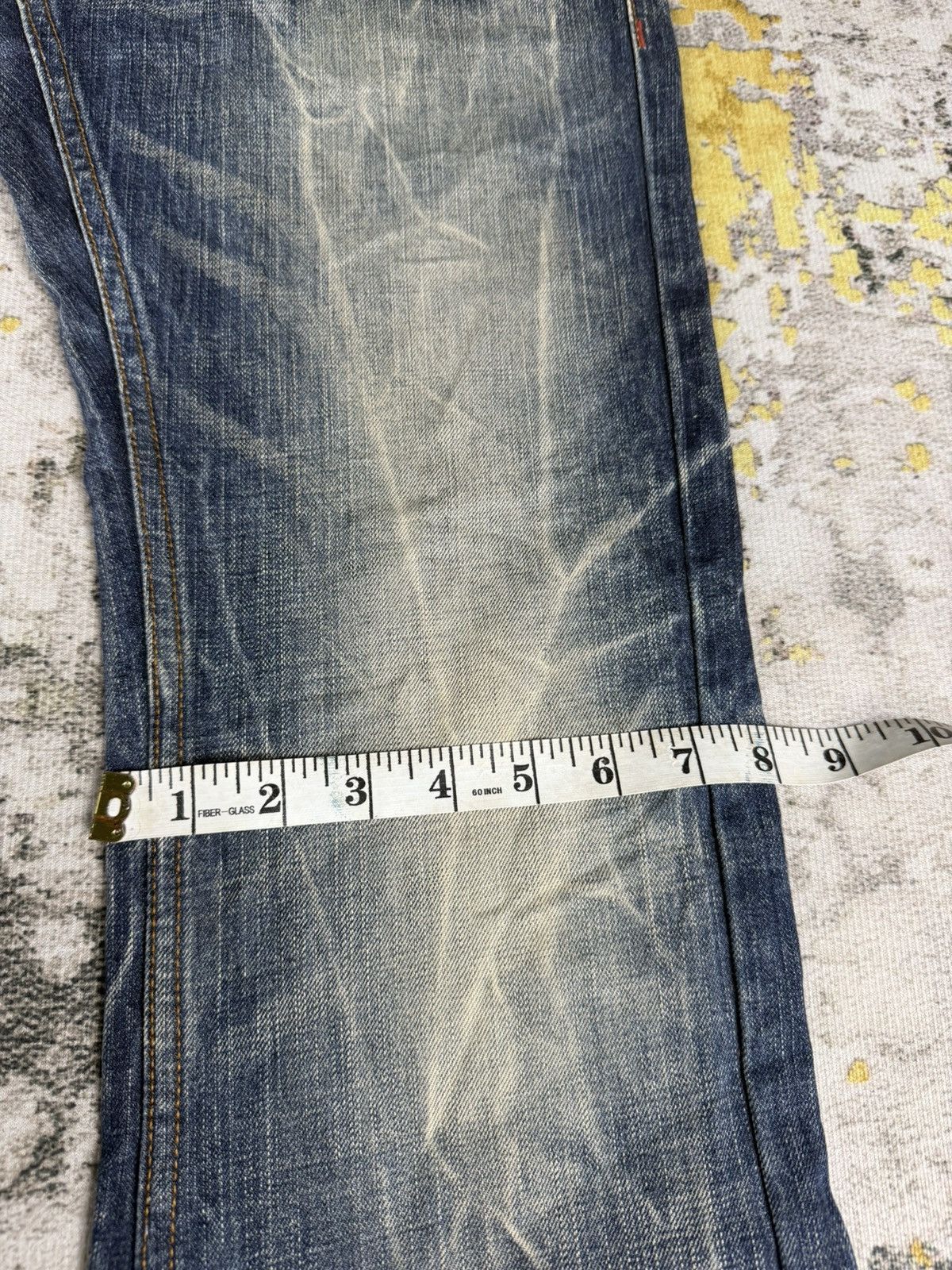 BUFFALO BOBS Flare Red Pepper Insane Mudwash Jeans Size US 30 / EU 46 - 11 Thumbnail