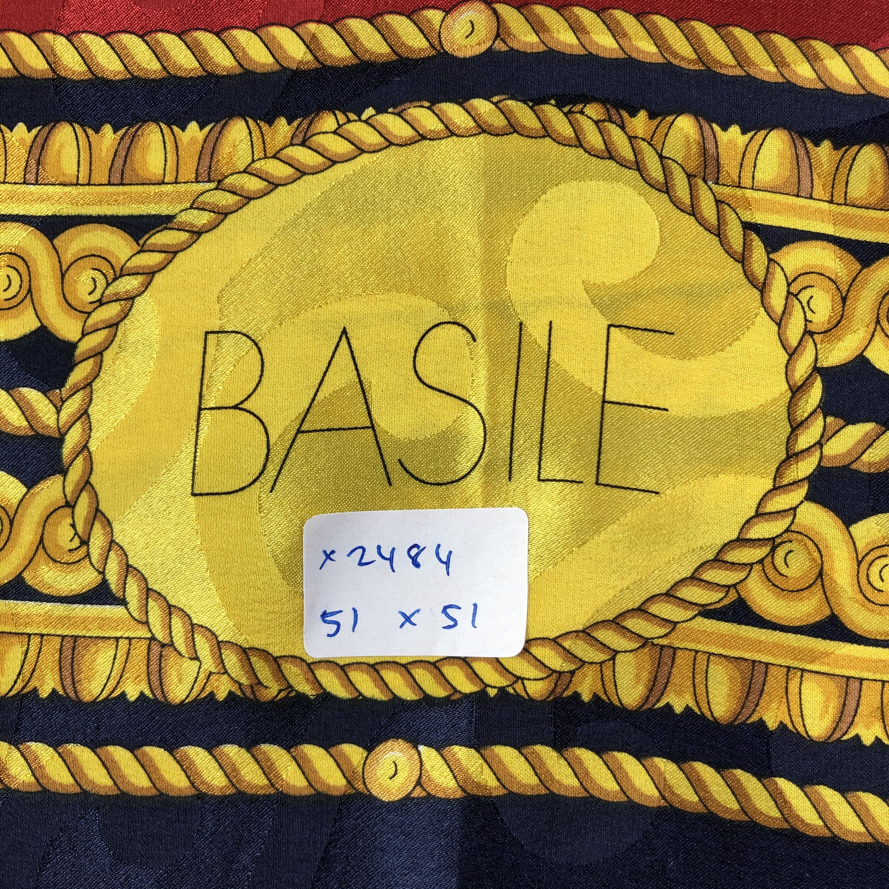 Vintage Vintage Basile Silk Scarf Size ONE SIZE - 8 Thumbnail