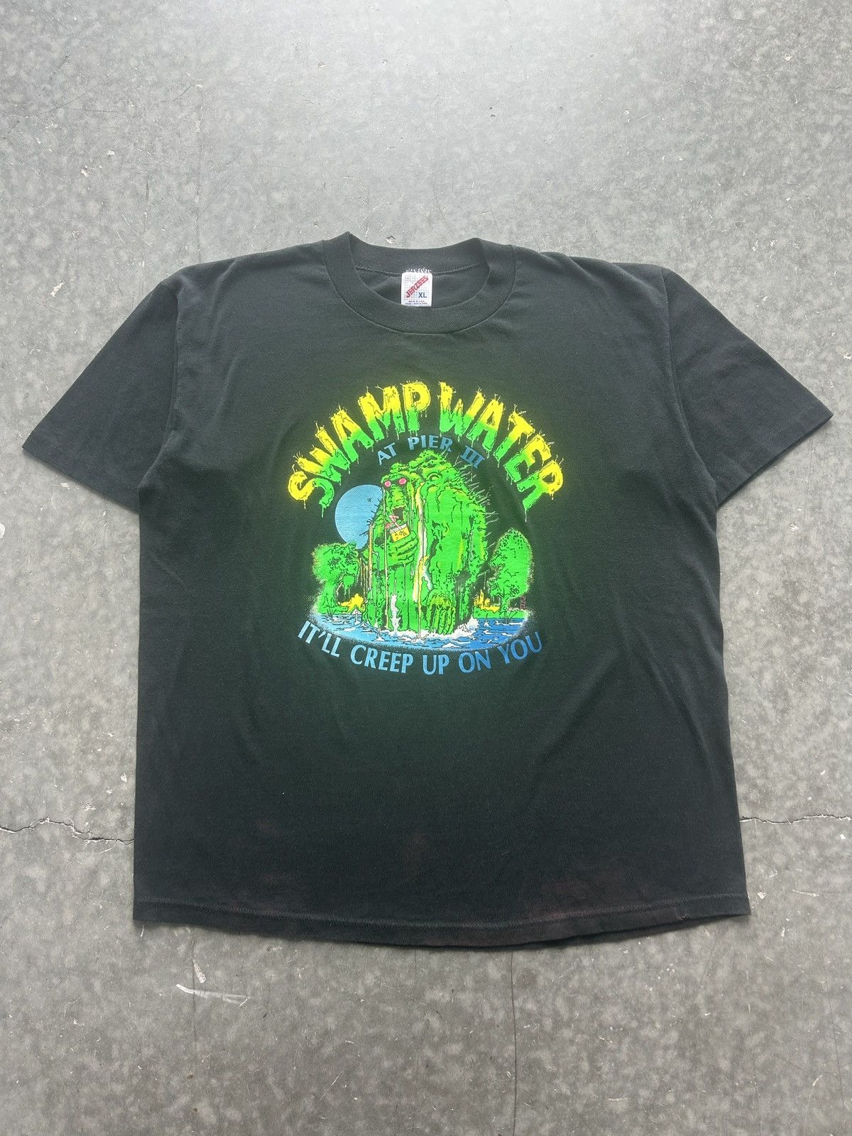Vintage Vintage 90s Swampwater Graphic Tee Size US L / EU 52-54 / 3 - 2 Thumbnail