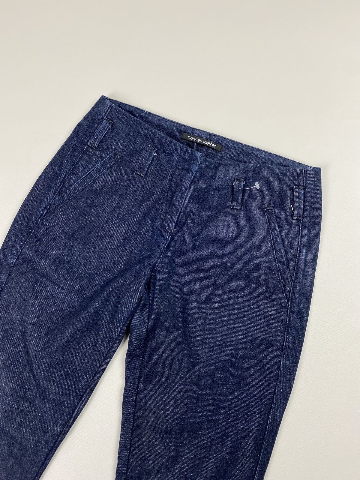 hannes roether Hannes Roether ladies Avant-garde denim jeans size S Size 25" / US 0 / IT 36 - 4 Thumbnail