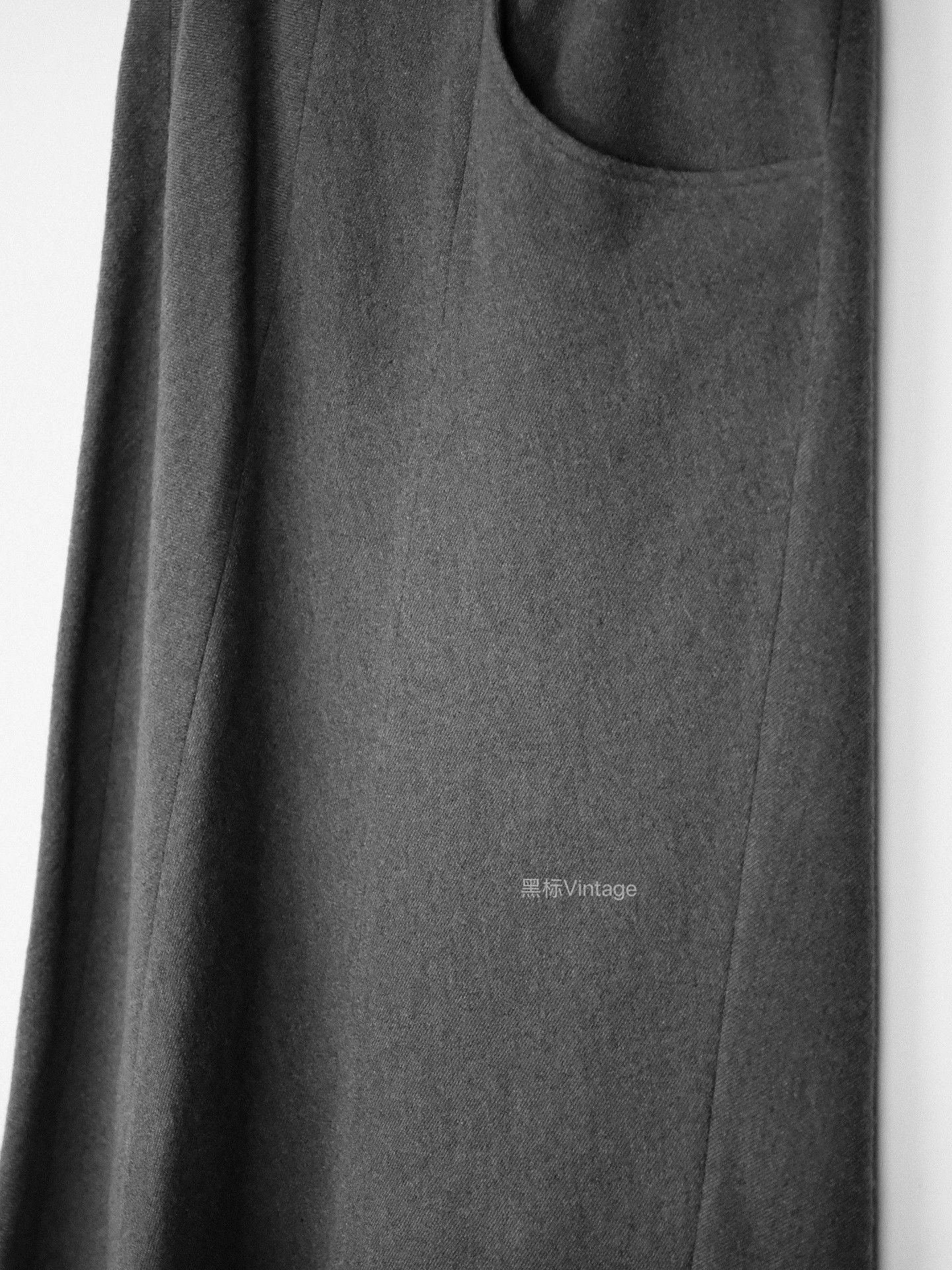 Yohji Yamamoto Yohji Yamamoto 24AW Vintage Charcoal Fishtail Skirt Size 26" / US 2 / IT 38 - 5 Thumbnail