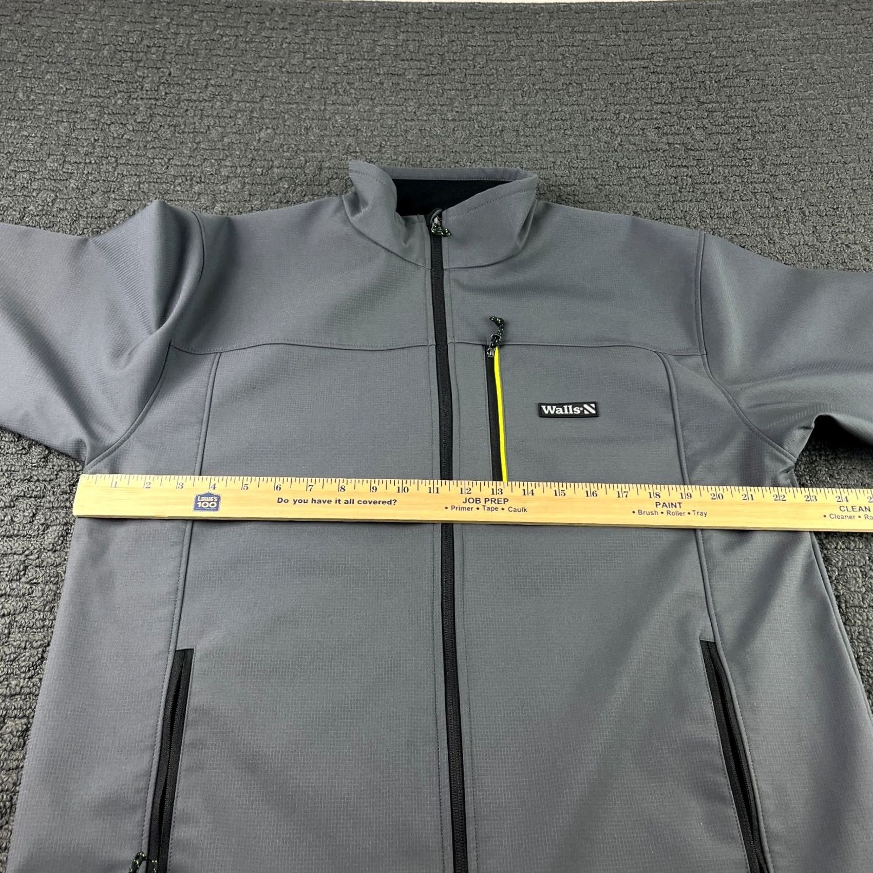 Walls Walls Jacket Mens Large Gray Full Zip Softshell Outdoor Coat Size US L / EU 52-54 / 3 - 5 Thumbnail