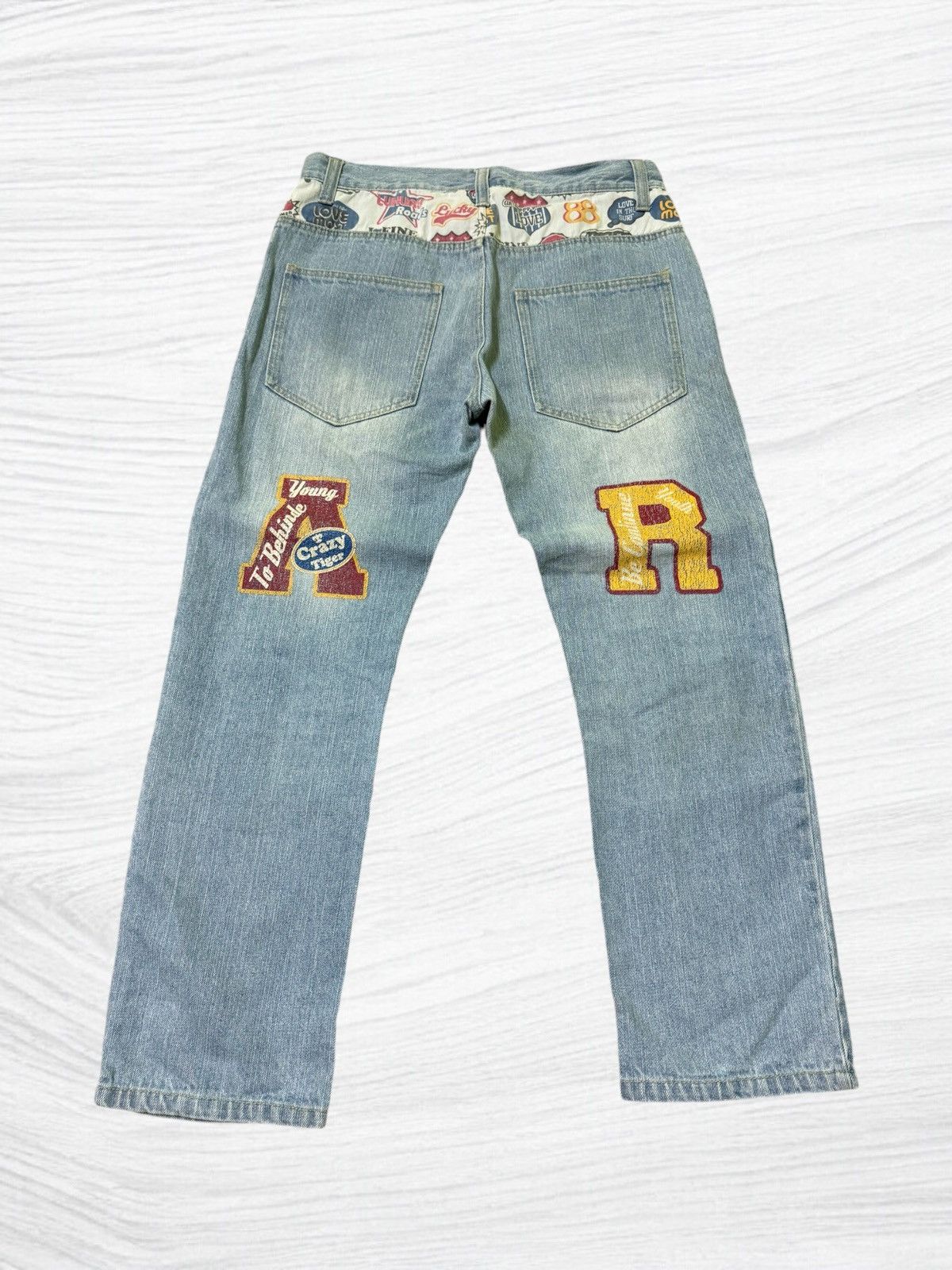 Japanese Brand CLONE DEVGRU DESIGN PRINTED CLAWMARK DENIM Size US 30 / EU 46 - 2 Thumbnail