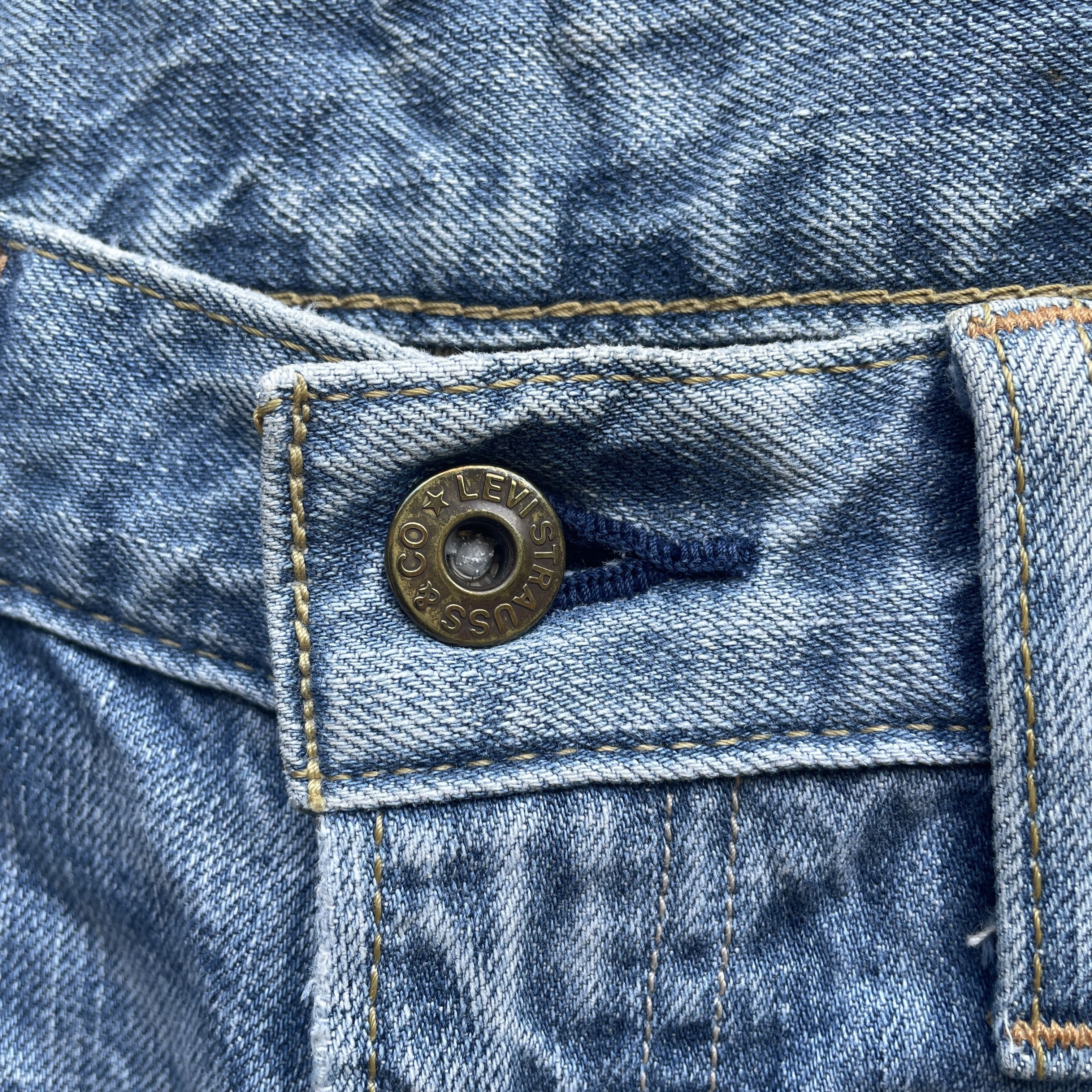 Levi's Vintage Clothing VINTAGE LEVI’S 503 DISTRESSED FADED DENIM JEANS PANTS W30 Size US 30 / EU 46 - 6 Thumbnail