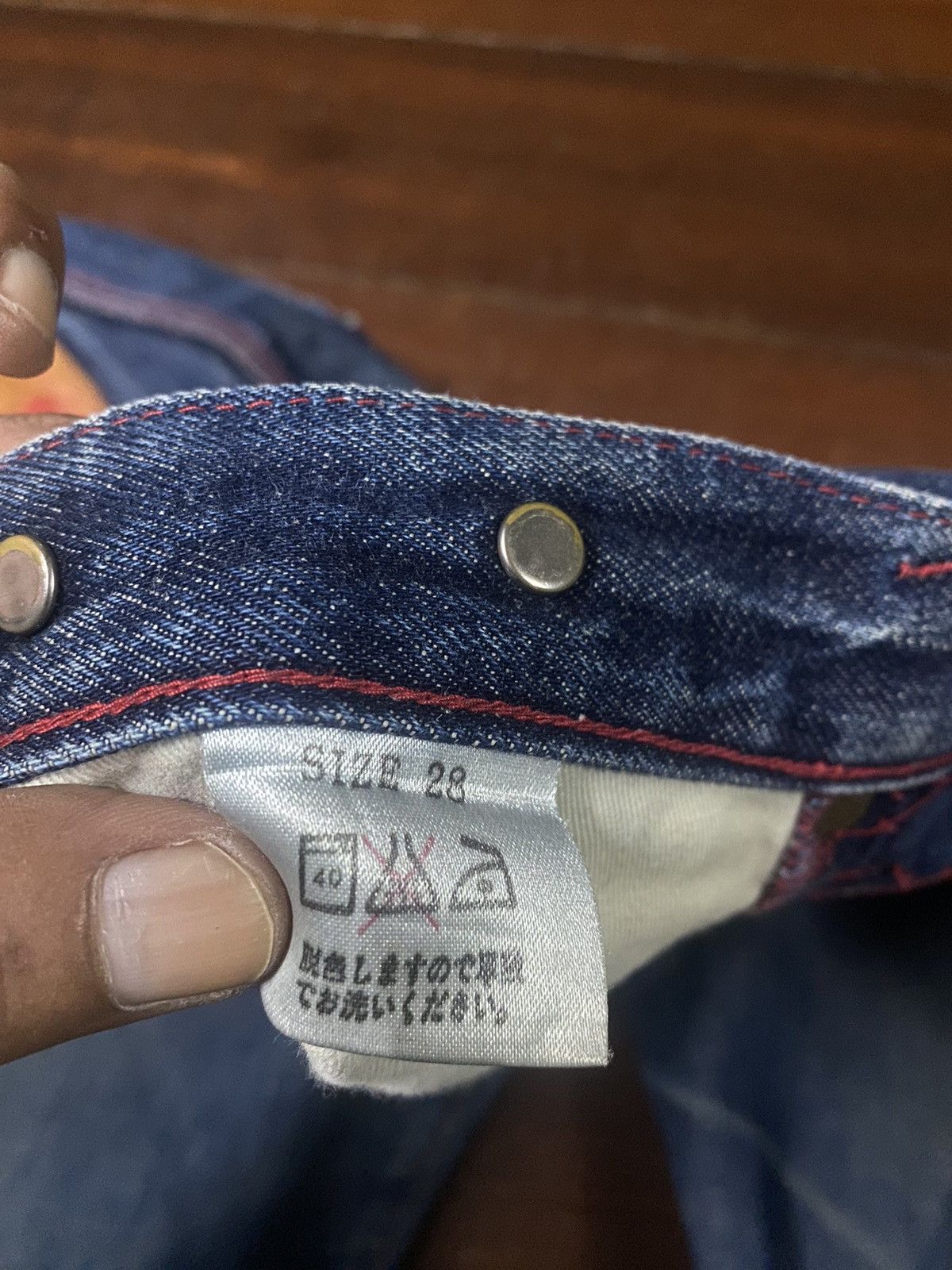 Studio D'Artisan studio d'artisan 480 tokushima denim selvedge distressed Size US 30 / EU 46 - 20 Thumbnail