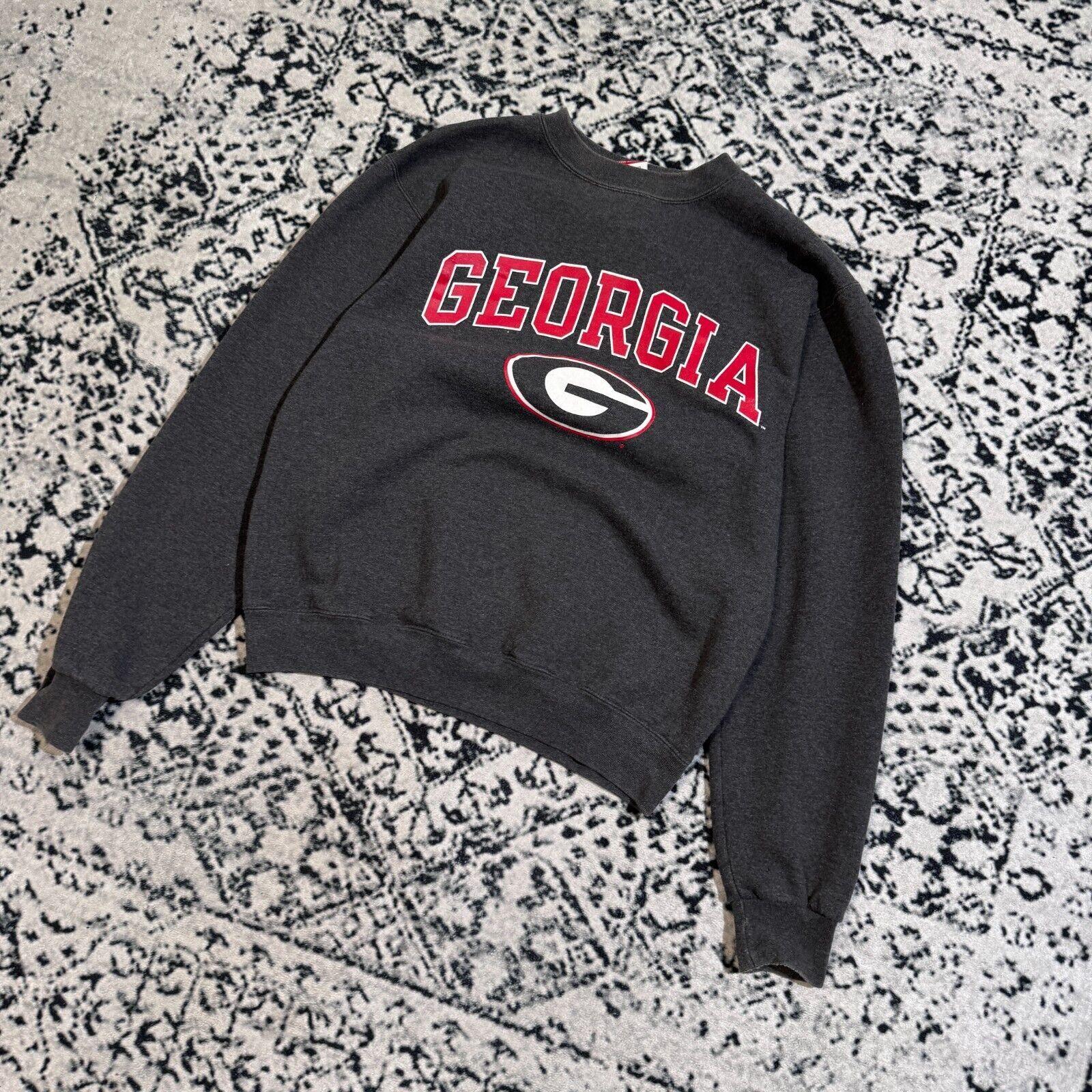 Champion × Vintage Champion Unisex Grey Cotton Sweatshirt Size S Regular Fit Size US S / EU 44-46 / 1 - 2 Thumbnail