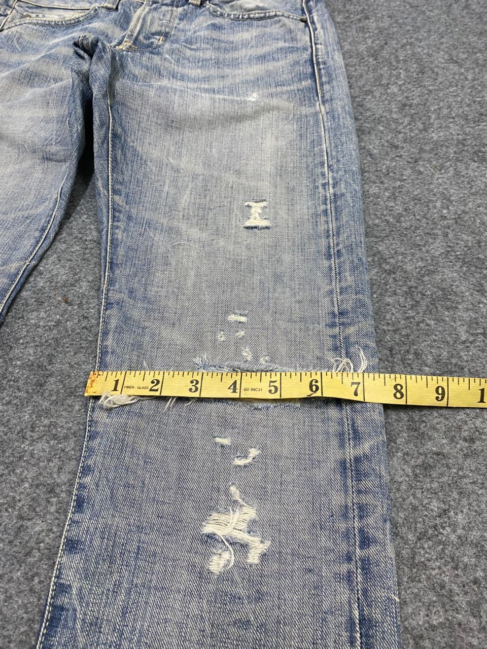 Polo Ralph Lauren Vintage 90s Ralph Lauren Slim Skinny Distressed Denim Size US 31 - 5 Thumbnail
