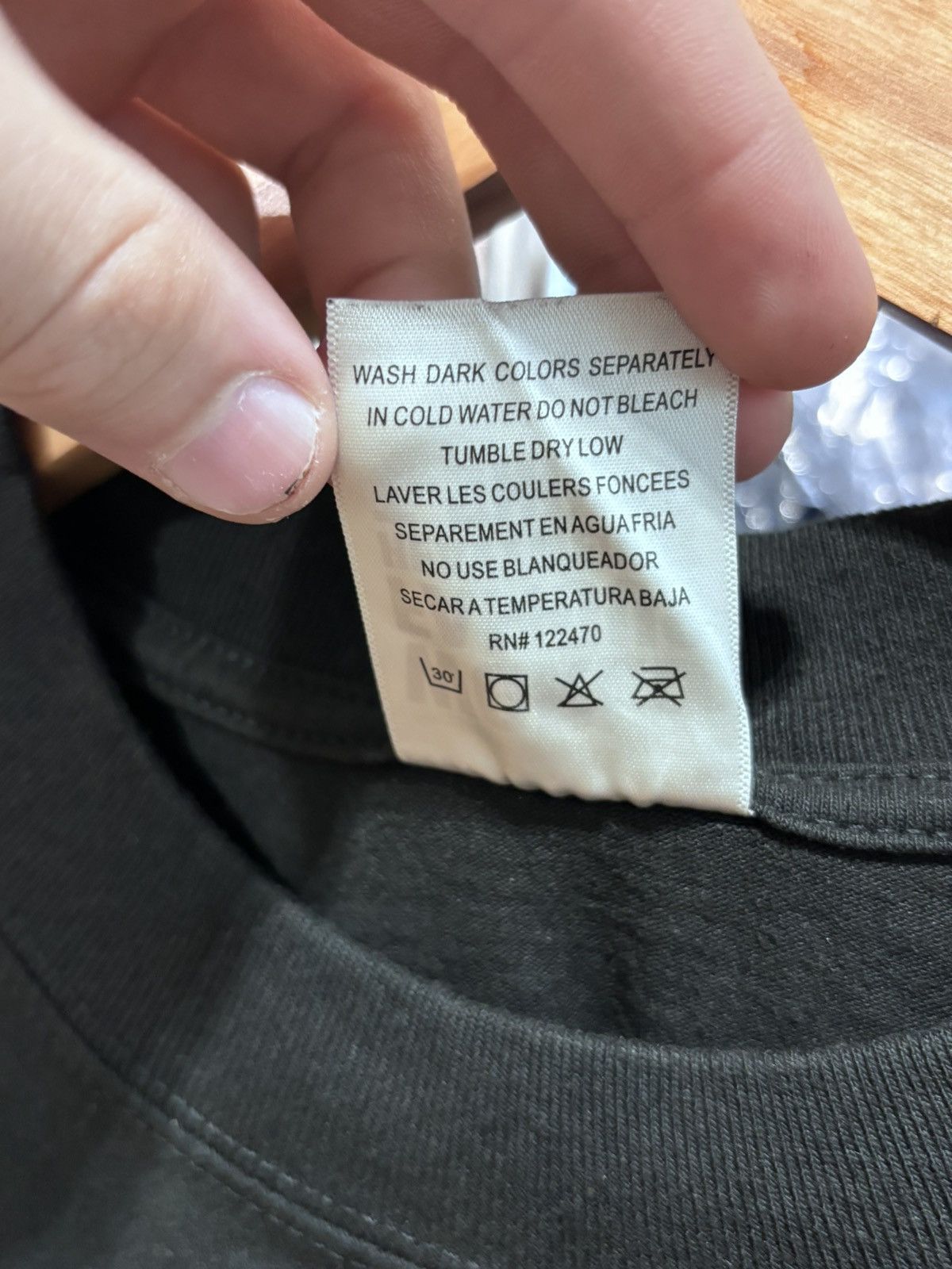 Saint Vanity Saint Vanity Black Tee Size US L / EU 52-54 / 3 - 4 Thumbnail