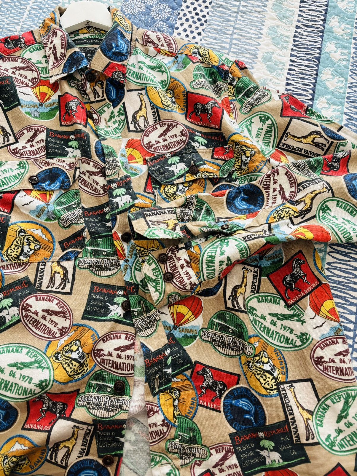 Banana Republic Banana Republic : Medium : Patchwork Expedition Shirt Size US M / EU 48-50 / 2 - 7 Thumbnail
