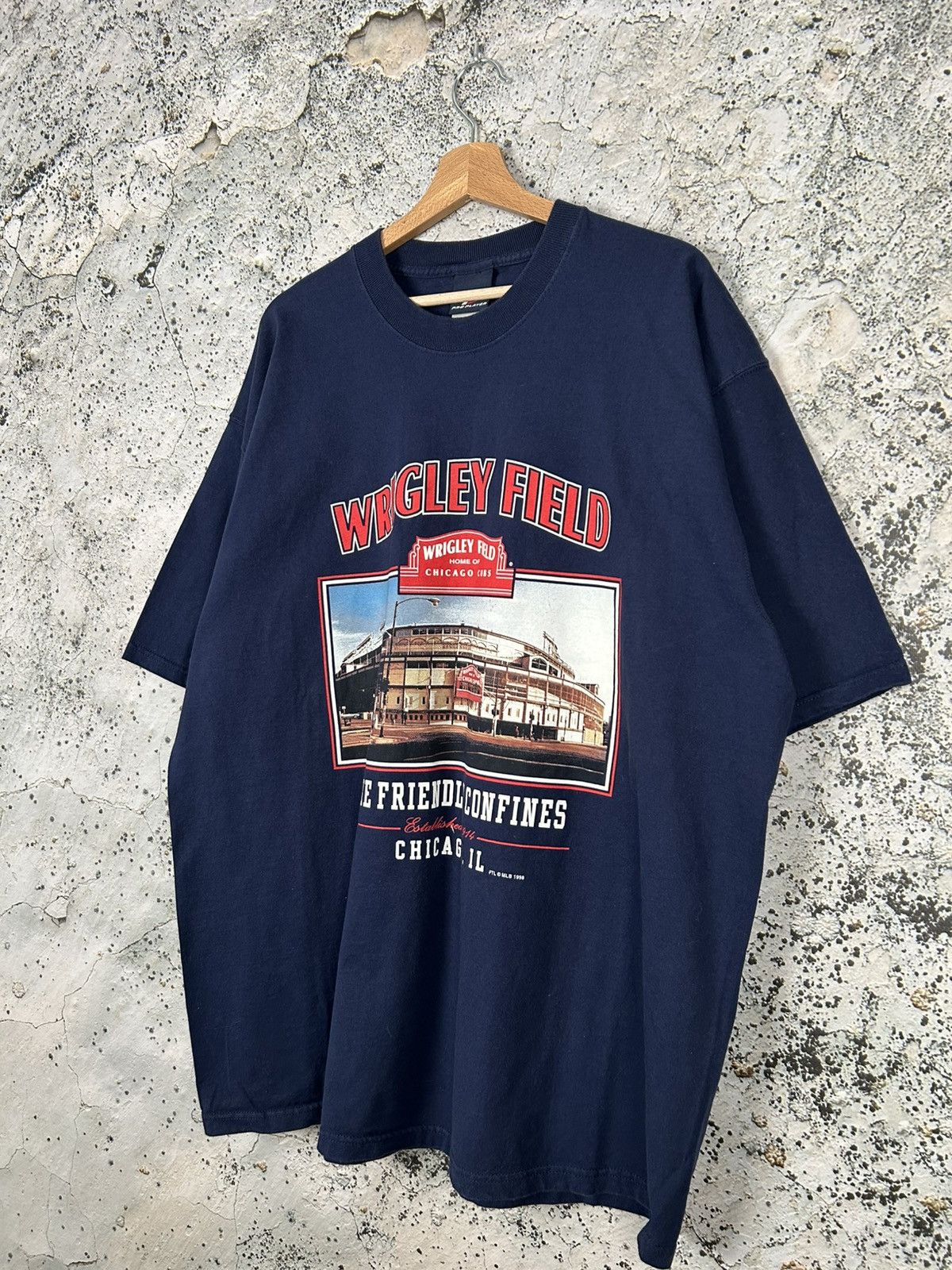 MLB Vintage MLB Wrigley Field Chicago 1998 Streetwear Baseball Size US XXL / EU 58 / 5 - 2 Thumbnail
