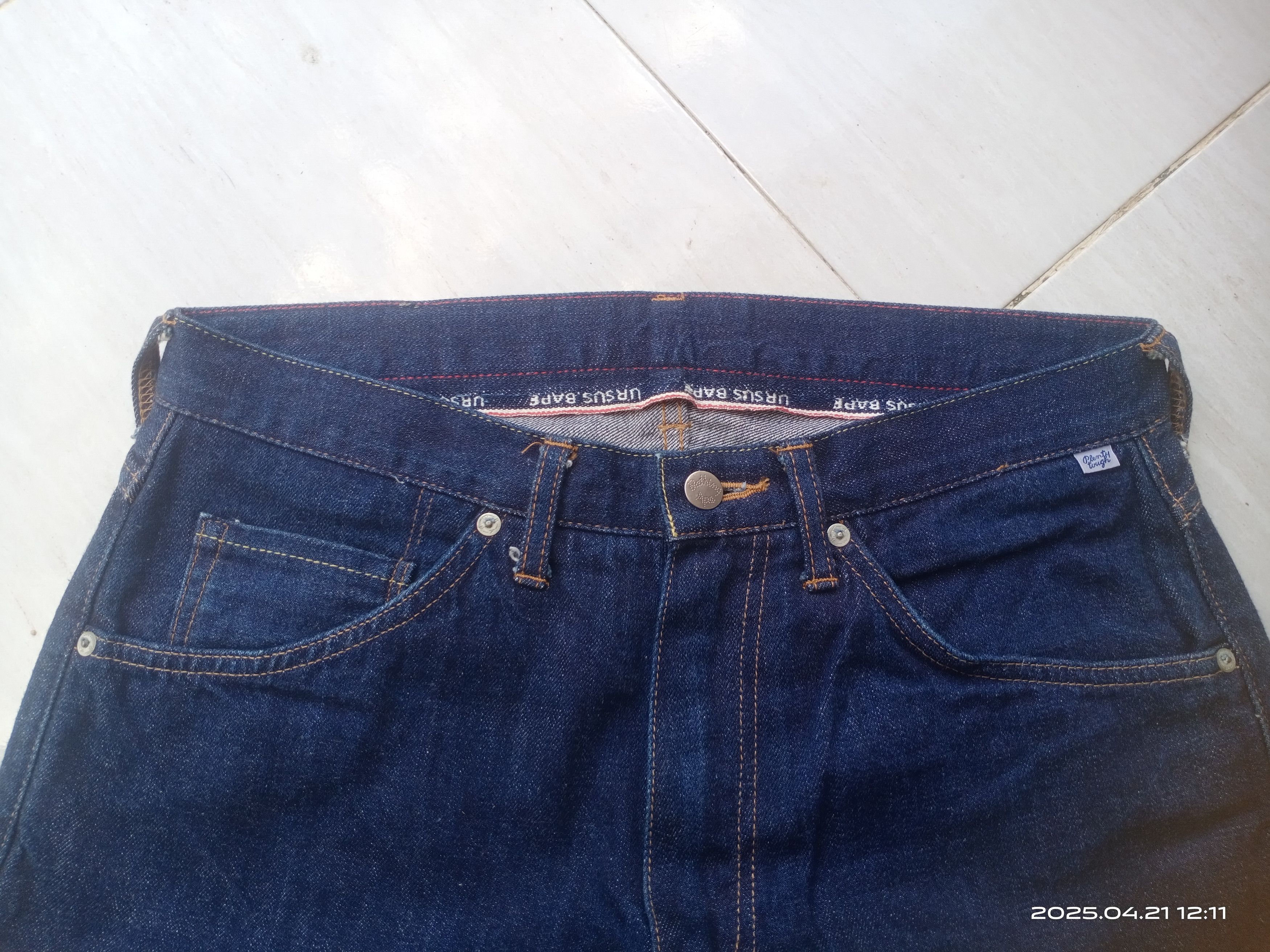Bape Ursus bape denim selvedge Size US 30 / EU 46 - 2 Thumbnail