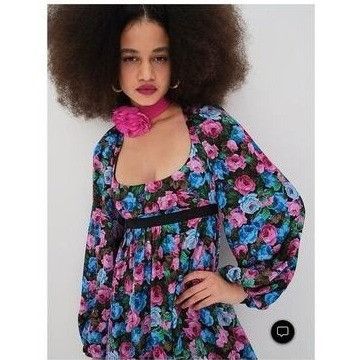 For Love & Lemons For Love & Lemons Maggie Mini Dress Size Small NWT Retails $ Size S / US 4 / IT 40 - 4 Thumbnail
