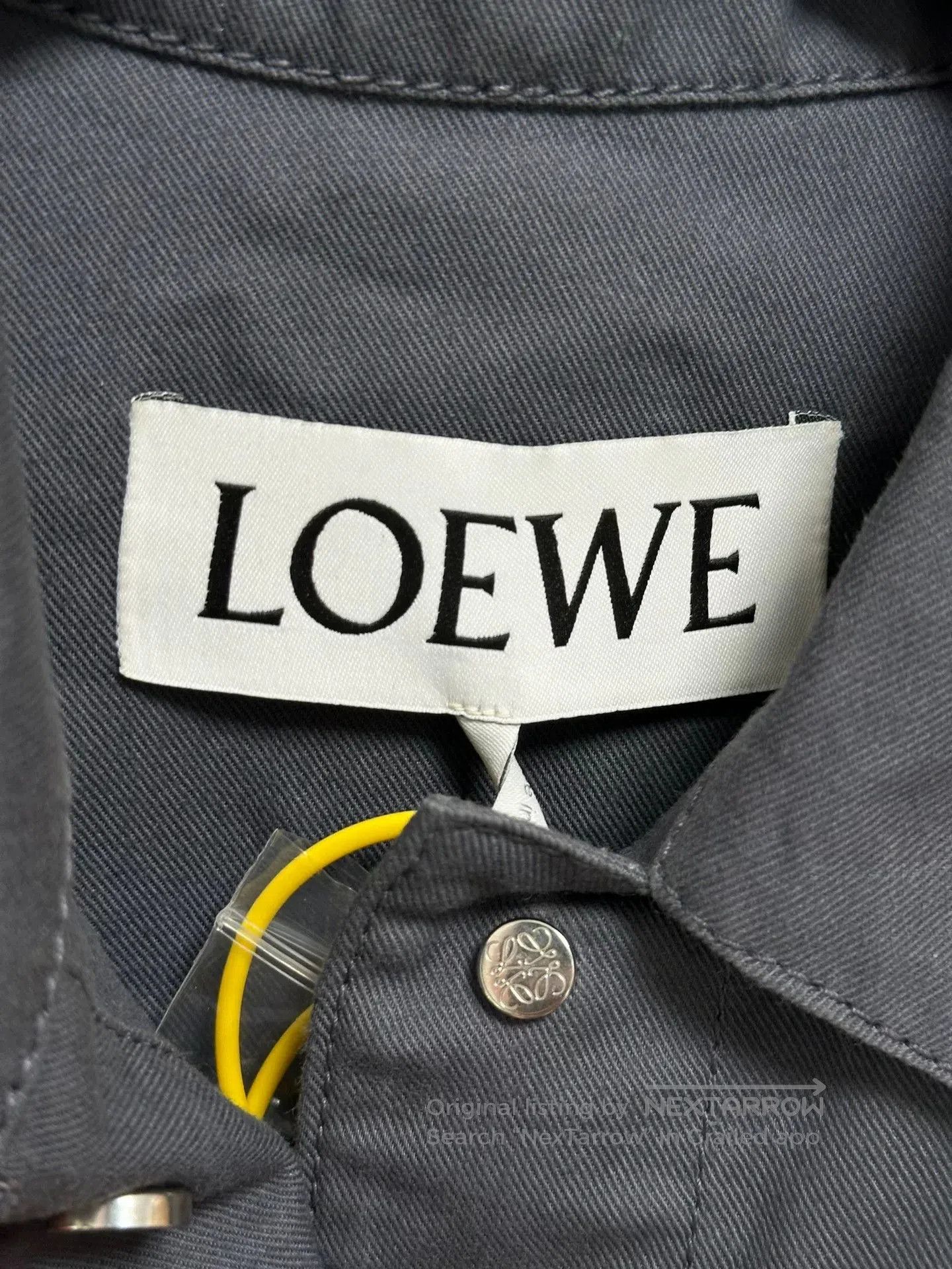 Loewe Loewe Leather Logo Patch Leather Sleeve Short Jacket. Size S / US 4 / IT 40 - 4 Thumbnail