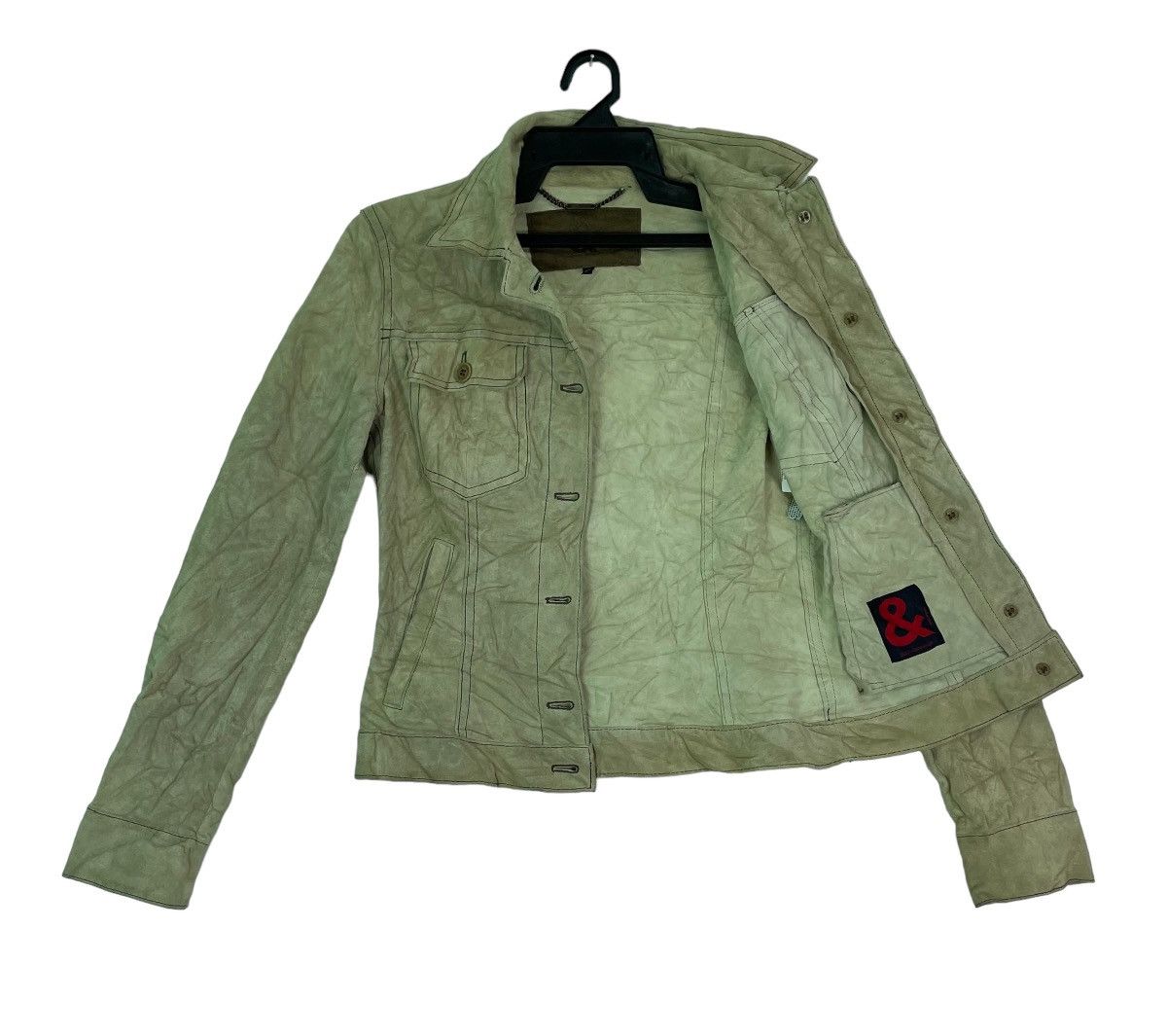 Dolce & Gabbana Rare Dolce & Gabbana type 3 trucker leather jacket Size XS / US 0-2 / IT 36-38 - 1 Thumbnail