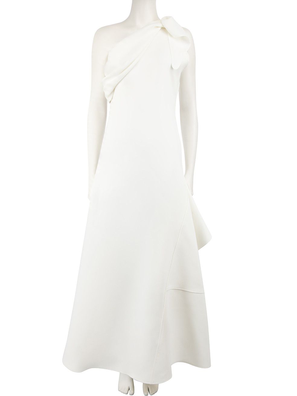 image of Maticevski Aw23 White Rigorous Maxi Gown, Women's (Size Medium)
