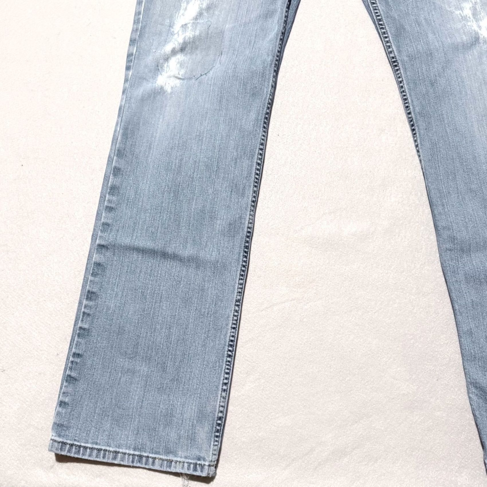 Carhartt Carhartt Jeans Men Blue Denim Stretch Mid Rise Relaxed Straight 35x31.5 Jeans Mens Blue Mid Rise Stretch Denim Carhartt Jeans - 35x31.5 Size US 35 - 5 Thumbnail