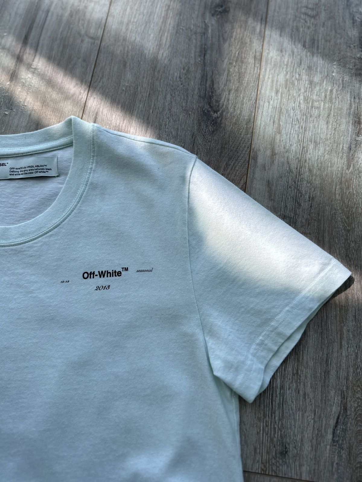 Off-White Off-White by Abloh cross corals tee t t-shirt carravaggio Size US S / EU 44-46 / 1 - 7 Thumbnail