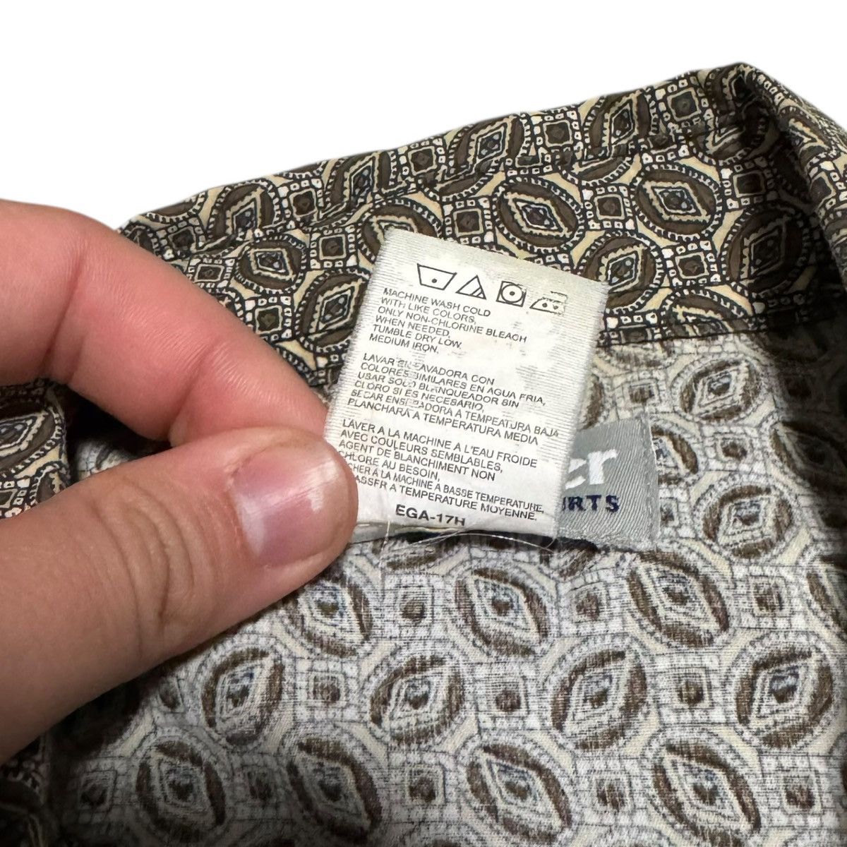 Wrangler Vintage Wrangler Wrancher Patterned Pearl Snap Shirt Men's L Size US L / EU 52-54 / 3 - 5 Thumbnail