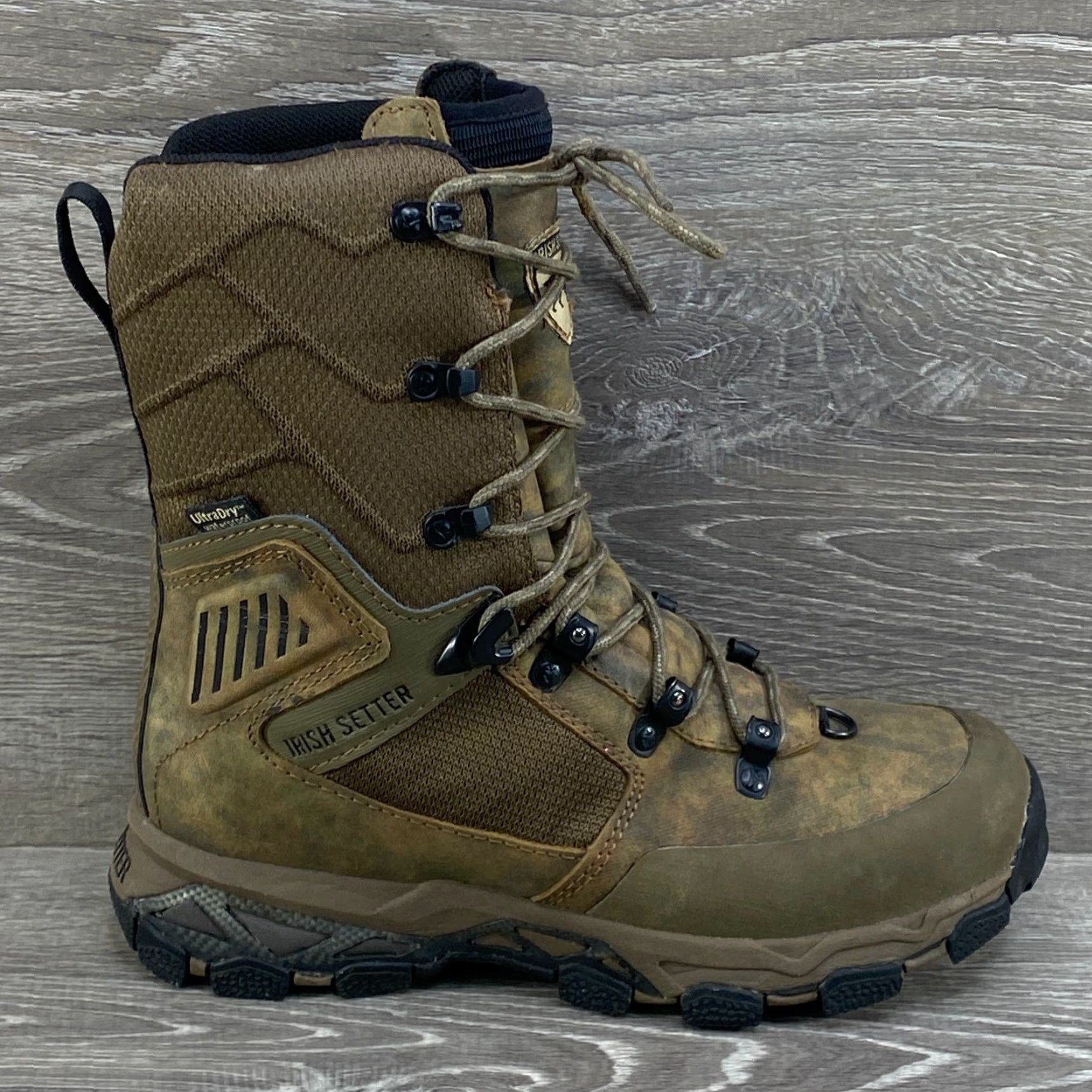 Vintage VINTAGE Irish Setter Boots Womens 6 Pinnacle Waterproof Insulated 800 G ScentBan Hunting Camo Leather Mid-Calf Lace Up Rubber Size US 4 / IT 34 - 2 Thumbnail