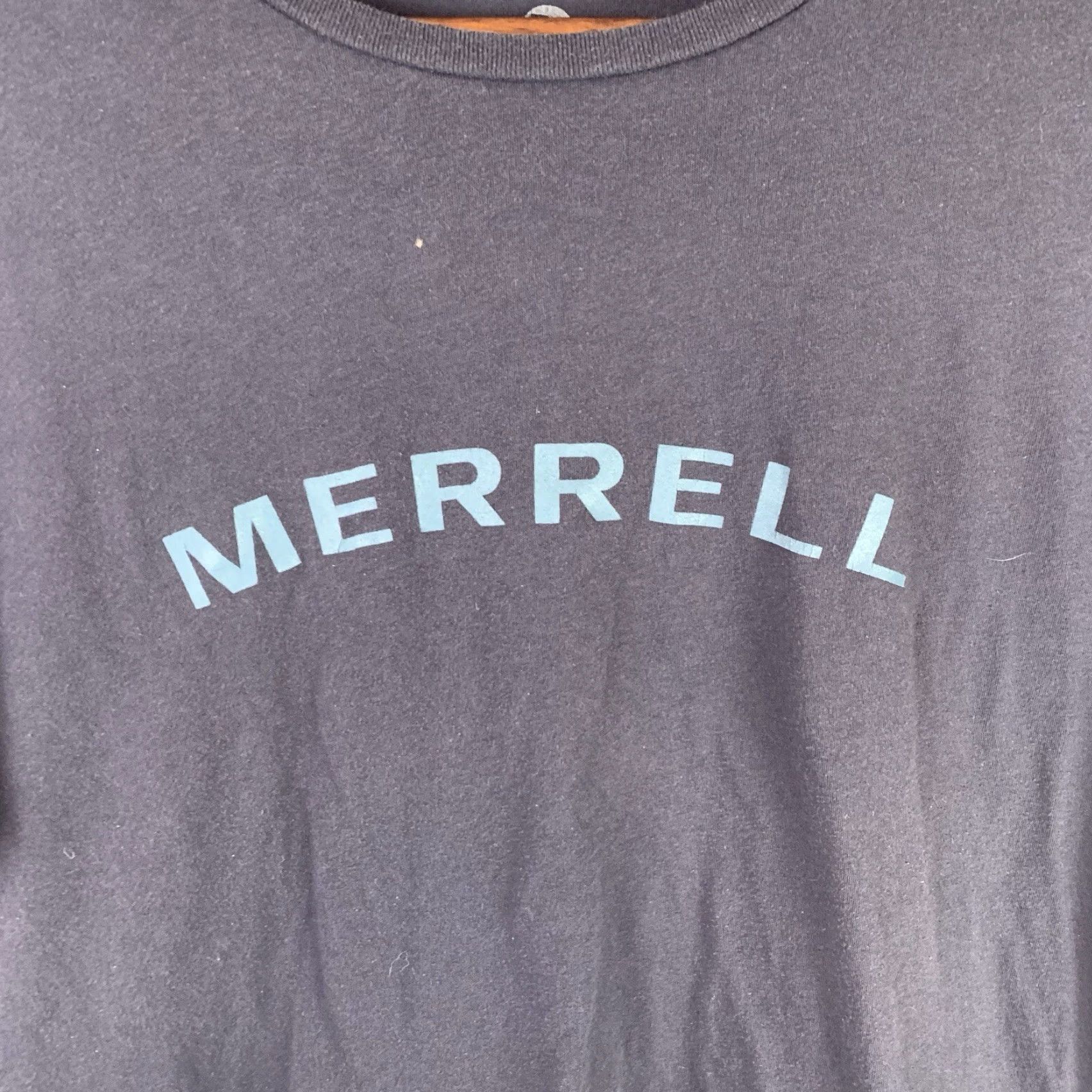 Merrell Merrell Mens T Shirt Crew Neck Short Sleeve Size M Blue Graphic Print Shirt Men Regular Short Sleeve USA City Classic College All Seasons Breathable Size US M / EU 48-50 / 2 - 2 Thumbnail