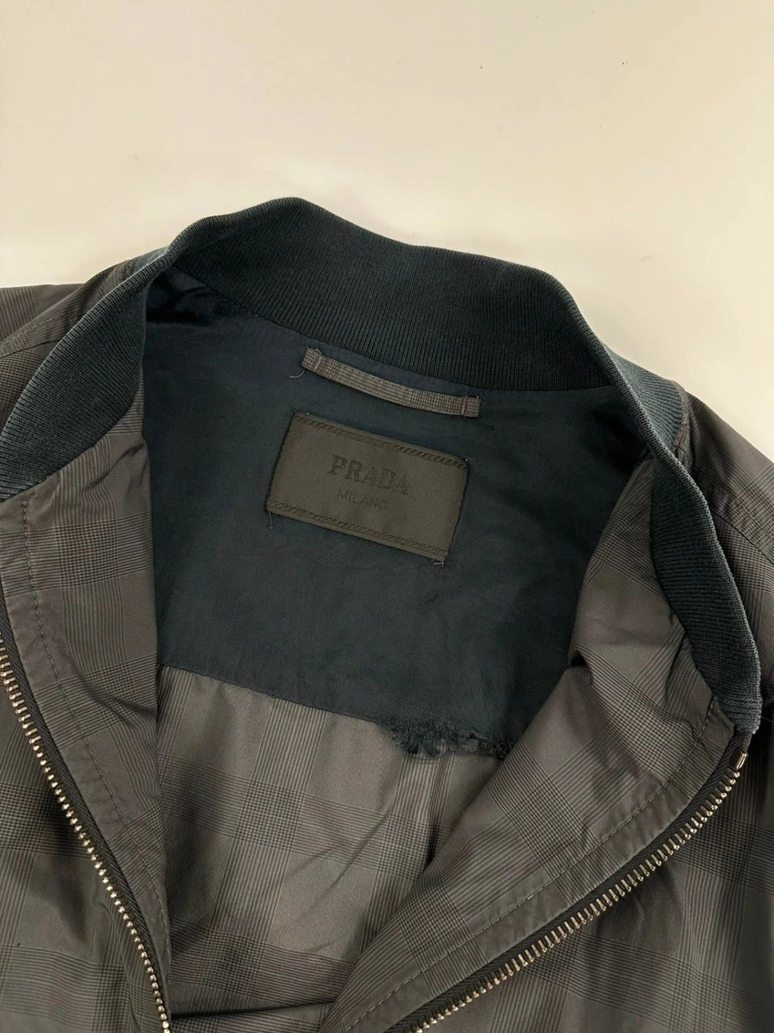 Prada Prada Checkered SS2010 Nylon Bomber light jacket veste Size US M / EU 48-50 / 2 - 3 Thumbnail