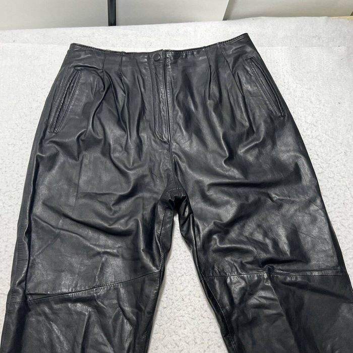 Lord and taylor leather on sale pants