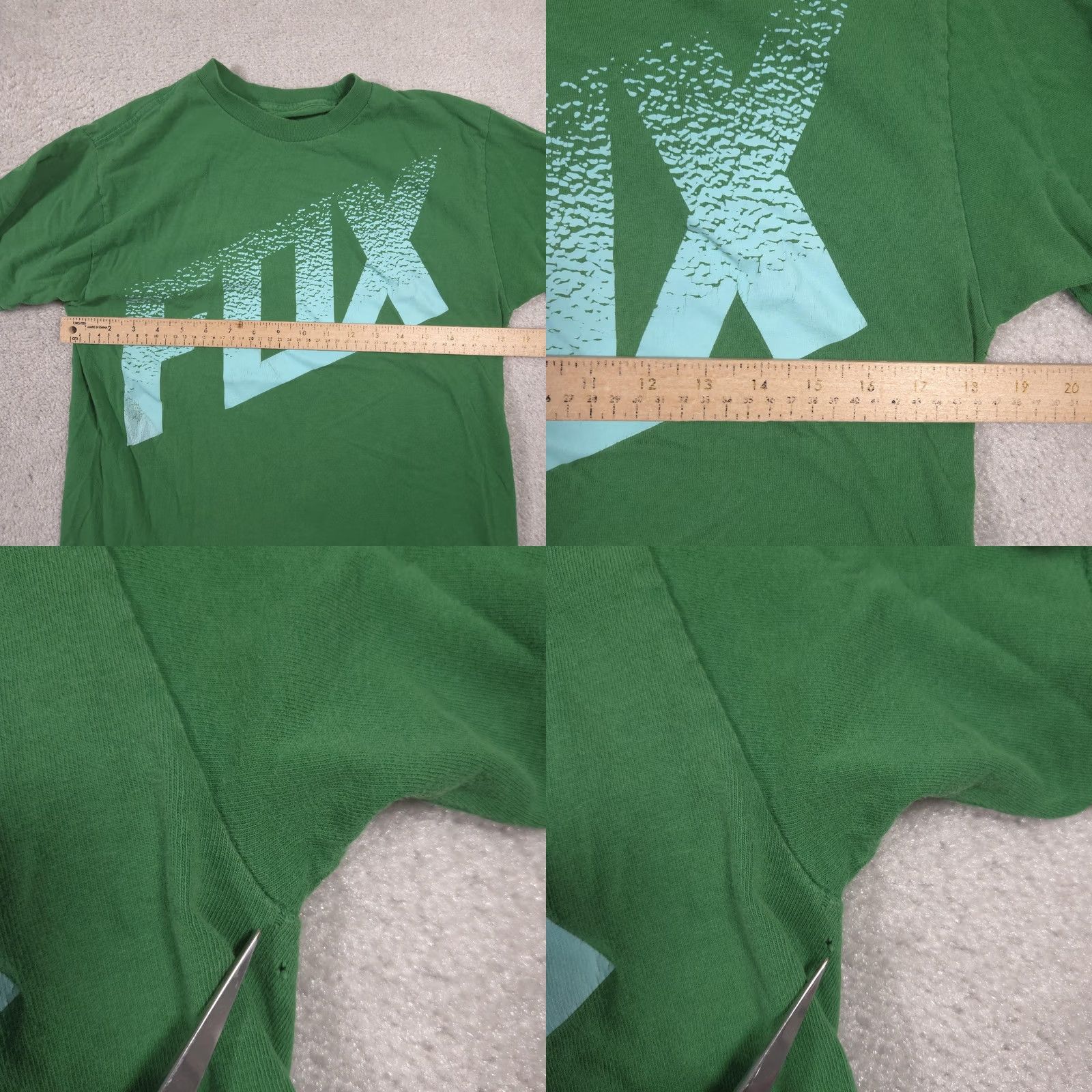 Fox Racing Fox Racing Shirt Mens M Green Logo Graphic Tee Crewneck Casual Size US M / EU 48-50 / 2 - 8 Thumbnail
