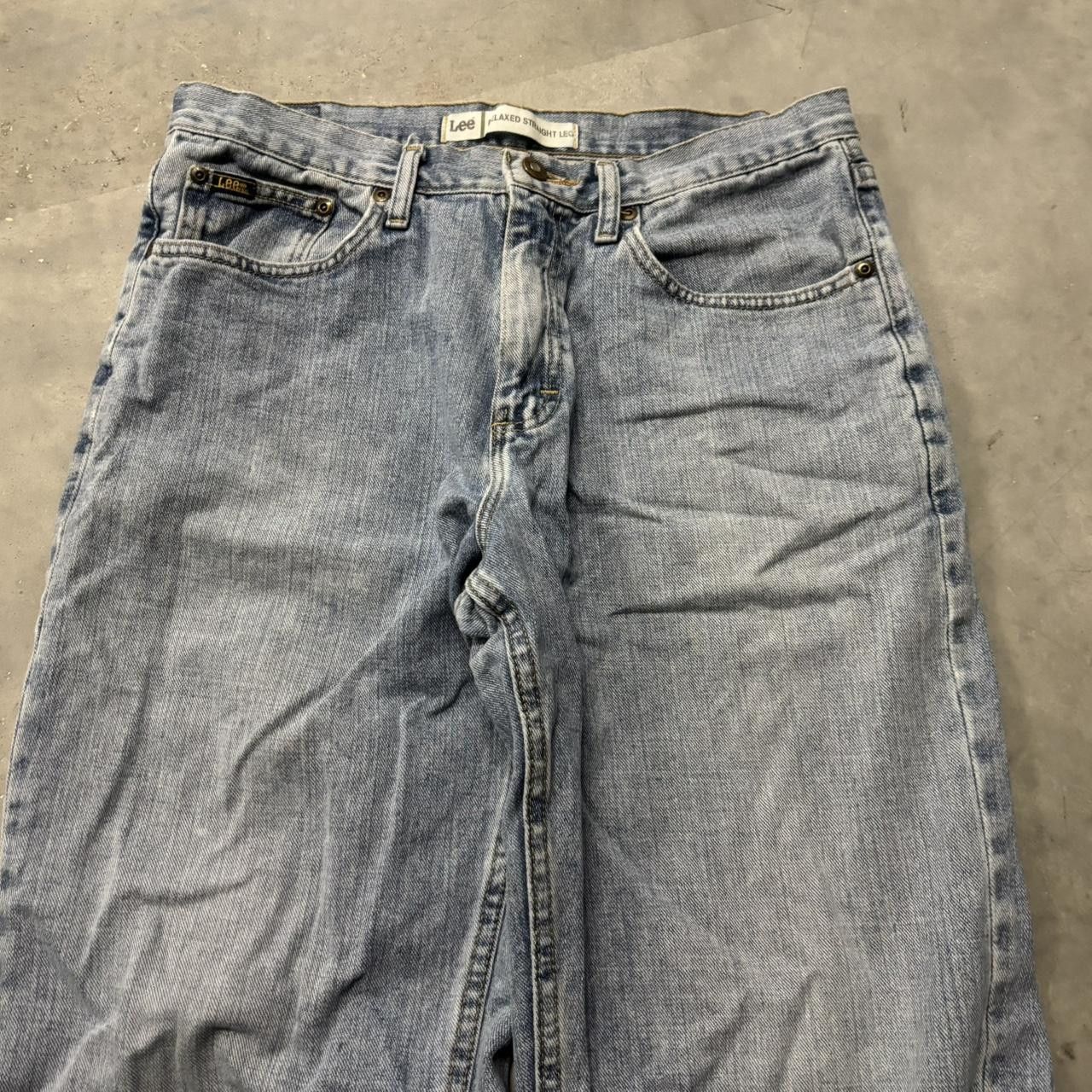 Japanese Brand × Vintage Crazy Vintage Y2K/2000s Light Wash Essential Denim Jeans! Size US 31 - 5 Thumbnail