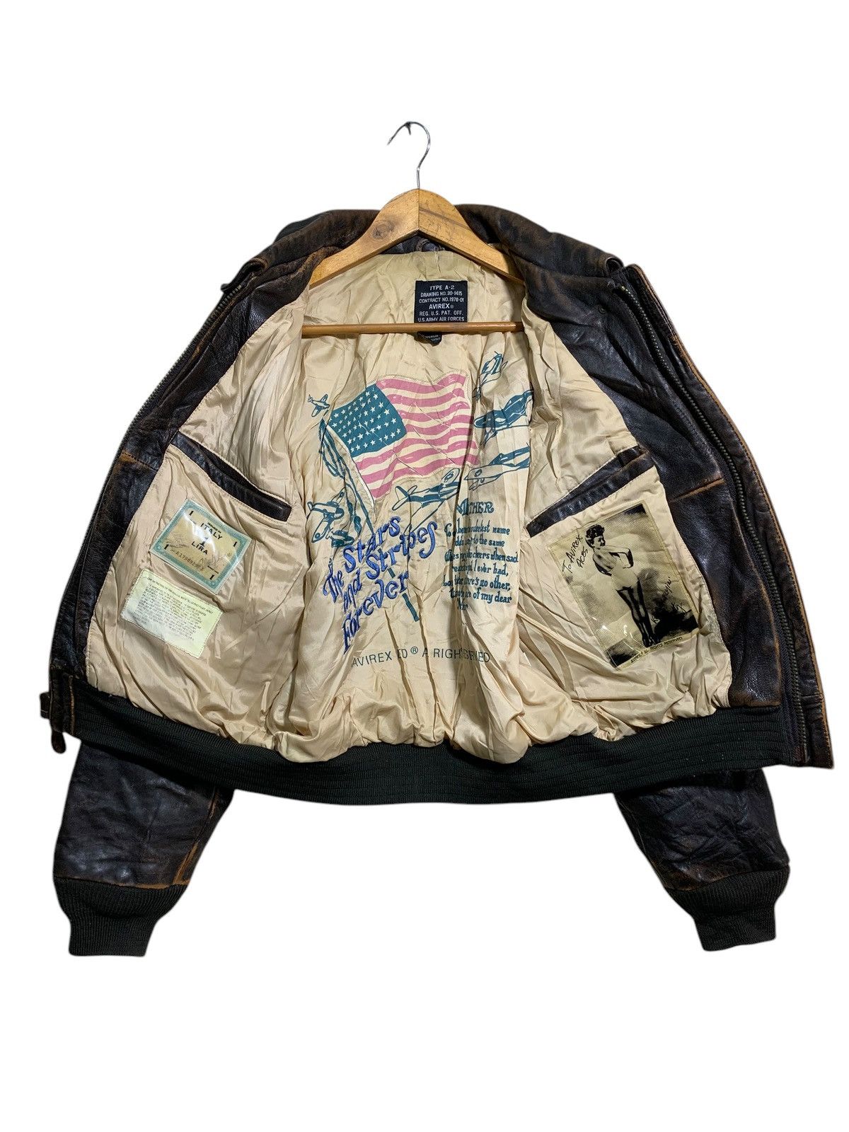 Other 🔥VTG AVIREX LEATHER JACKETS TYPE A2 Size US S / EU 44-46 / 1 - 9 Thumbnail