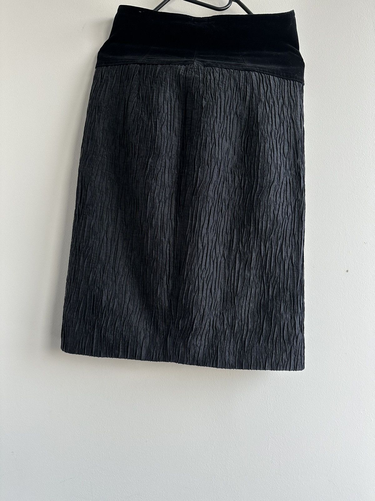 Escada Escada Margaretha Ley Black Silk Skirt Size 36 West Germany Size 25" / US 0 / IT 36 - 5 Thumbnail