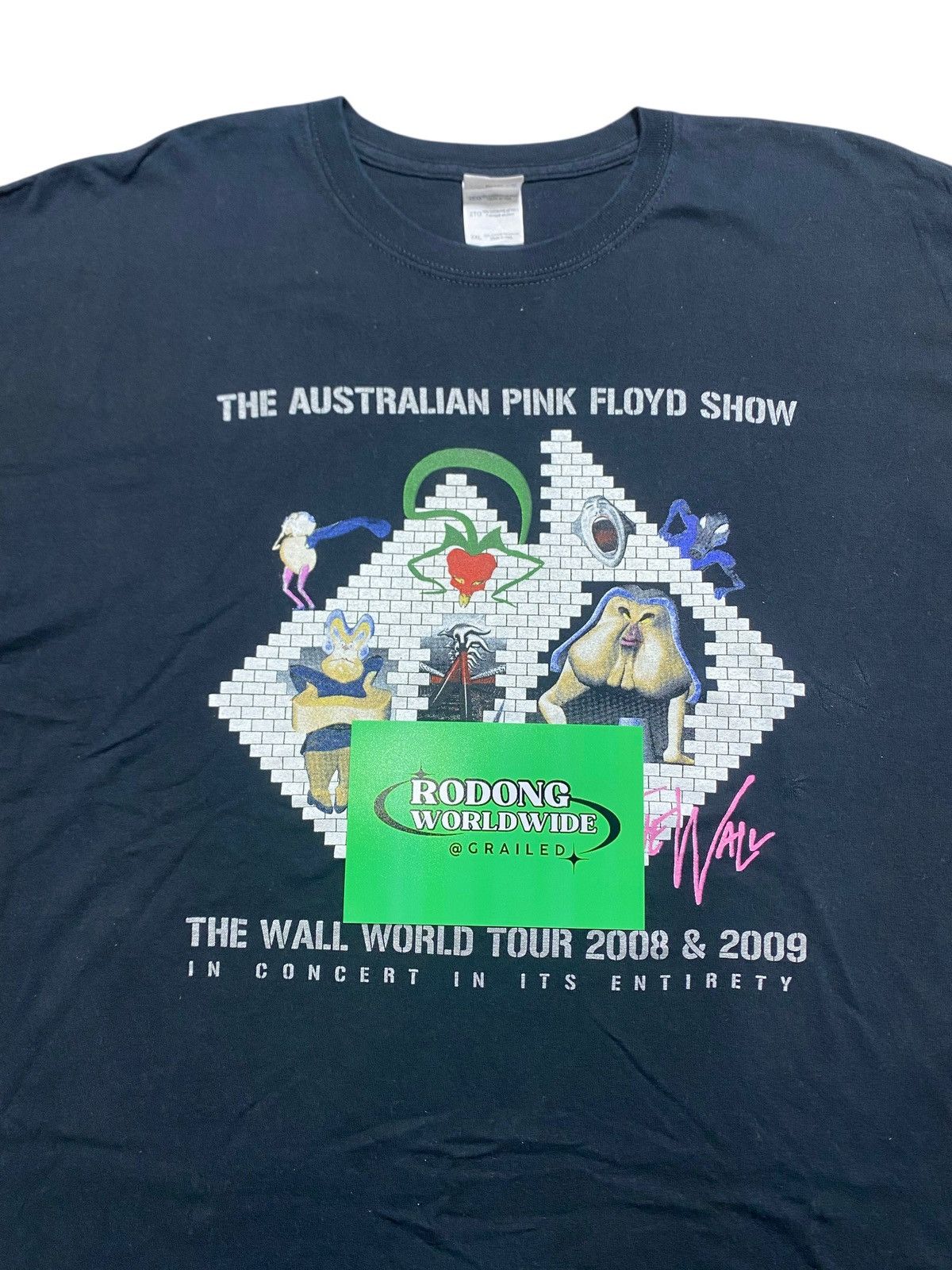 Band Tees VINTAGE BAND TEE PINK FLOYD WORLD TOUR 08-09 NICE DESIGN Size US XXL / EU 58 / 5 - 2 Thumbnail