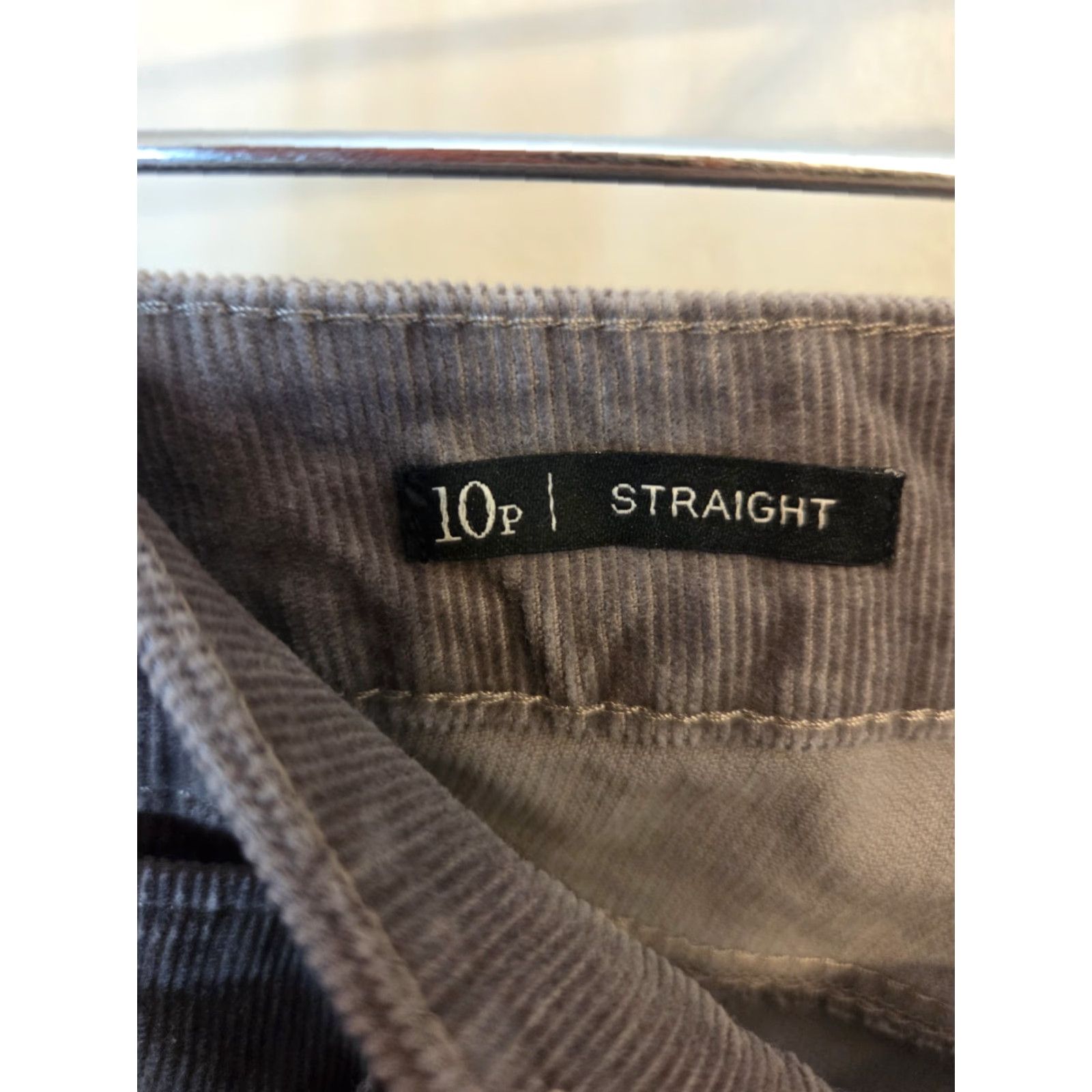 Talbots Talbots Flawless Five Pocket Gray Corduroy Pants Petites Size 10 Straight Womens Size 32" / US 10 / IT 46 - 7 Thumbnail